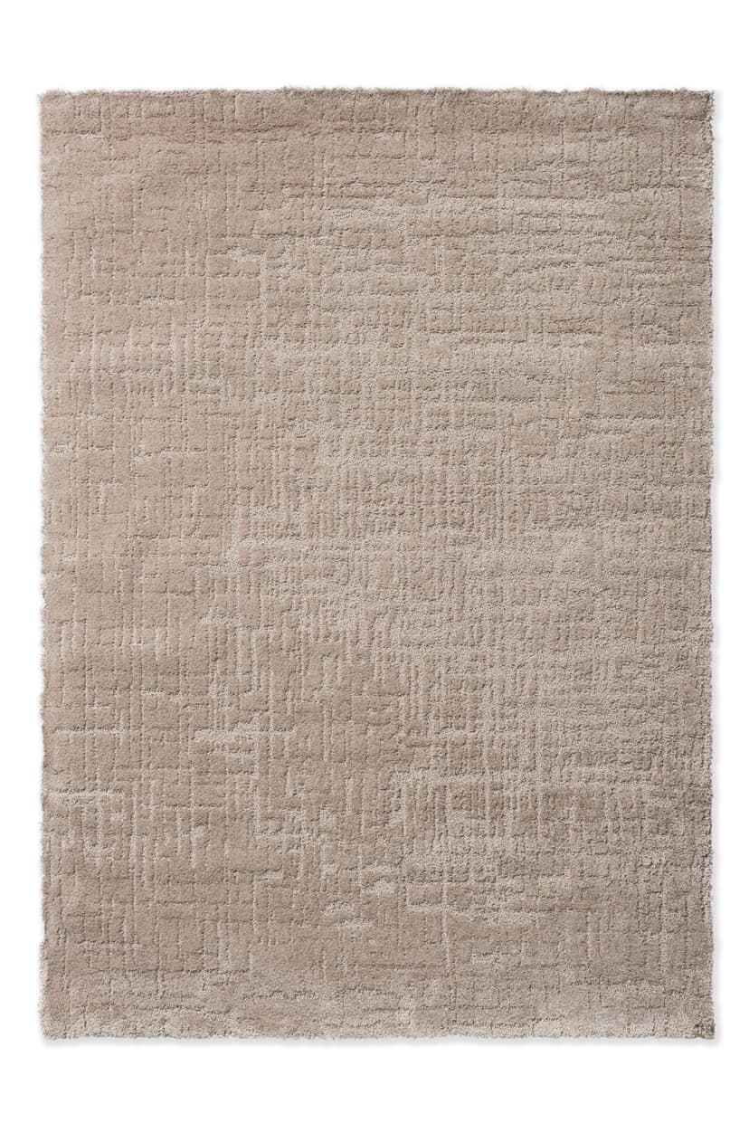 Rug Twinset Urban Taupe beige 140x200, tencel, wool, Brink&Campman