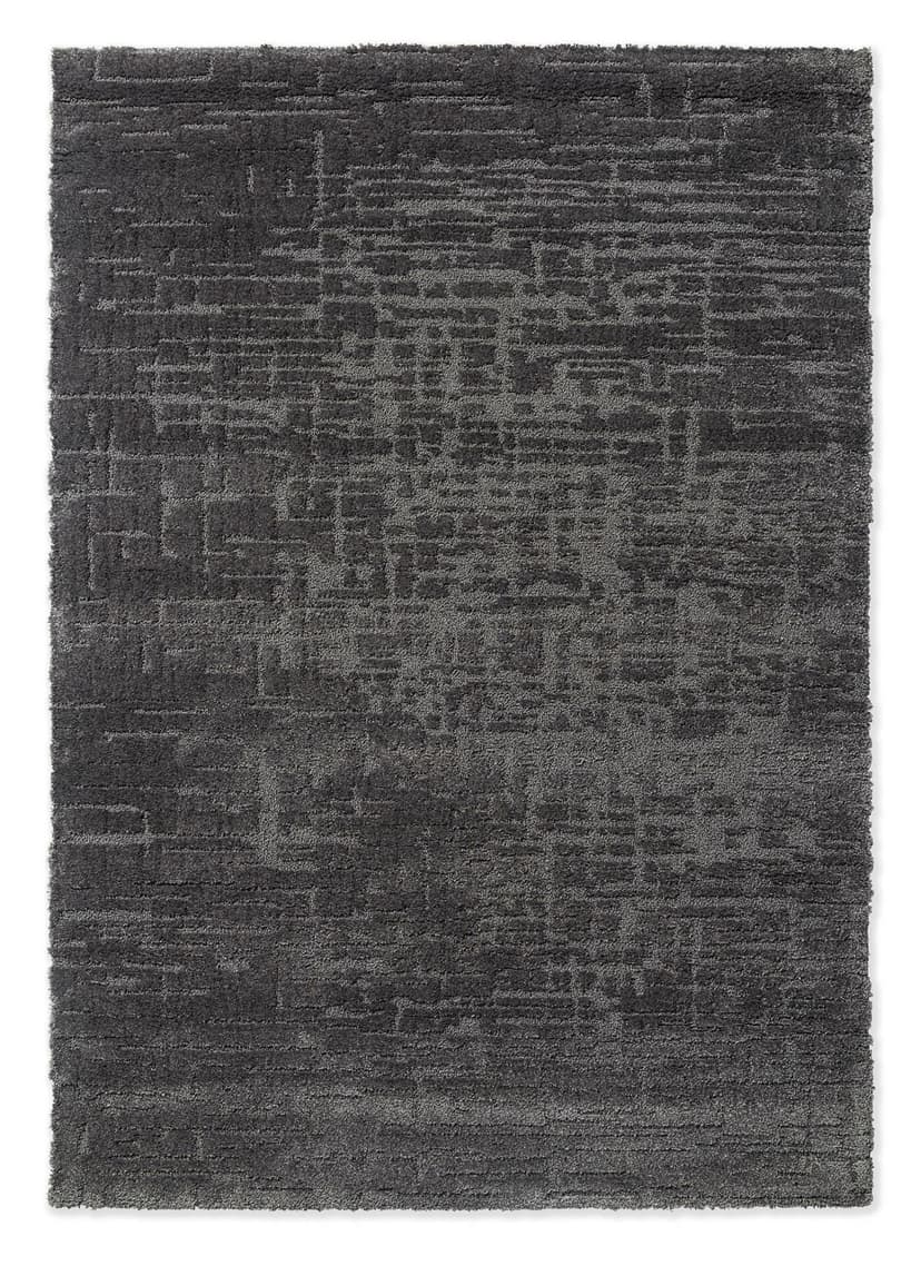 Rug Twinset Urban Graphite grey 140x200, tencel, wool, Brink&Campman