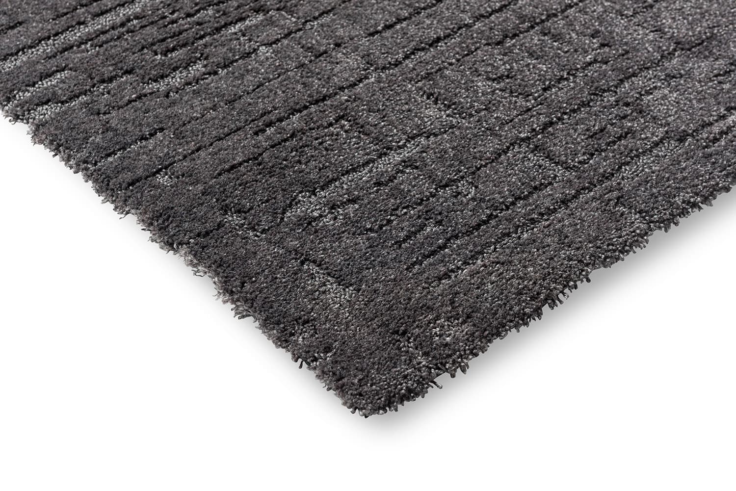Rug Twinset Urban Graphite grey 170x240, tencel, wool, Brink&Campman - 380414