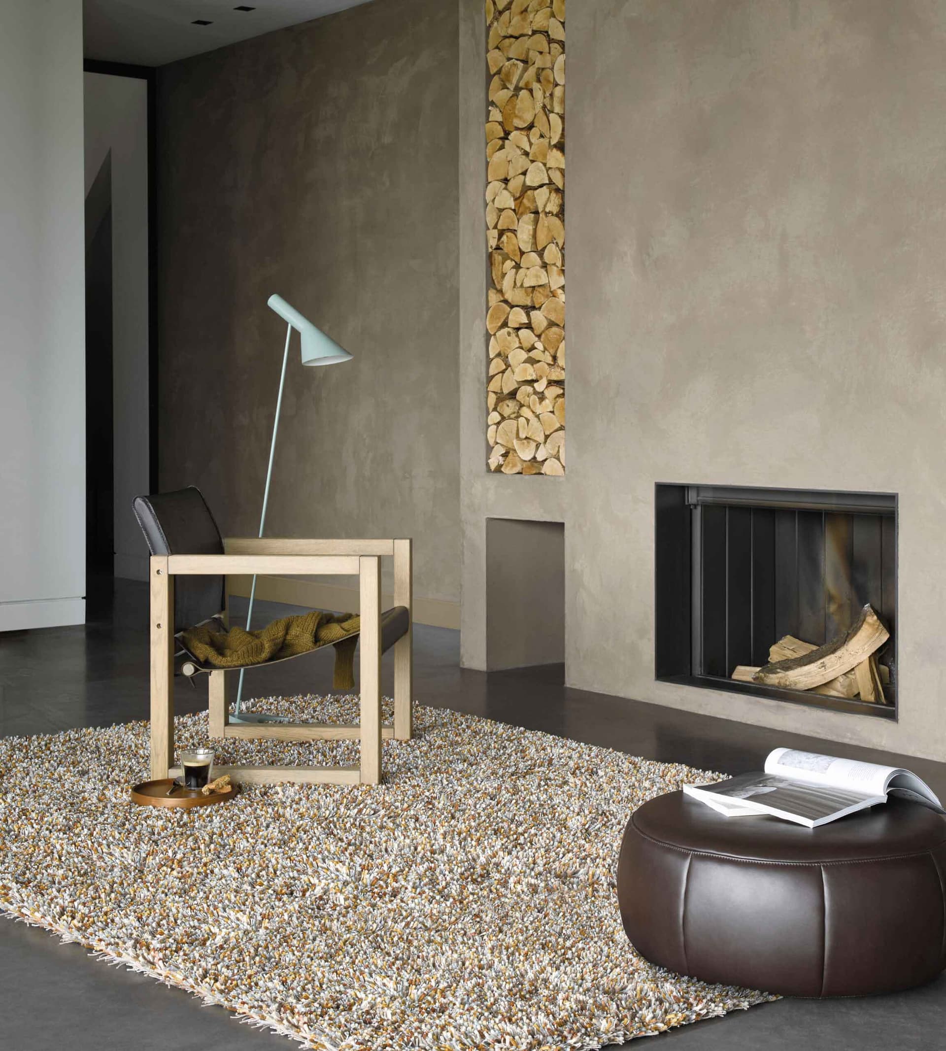 Rug Young brown 250x350, wool, Brink&Campman - 380537