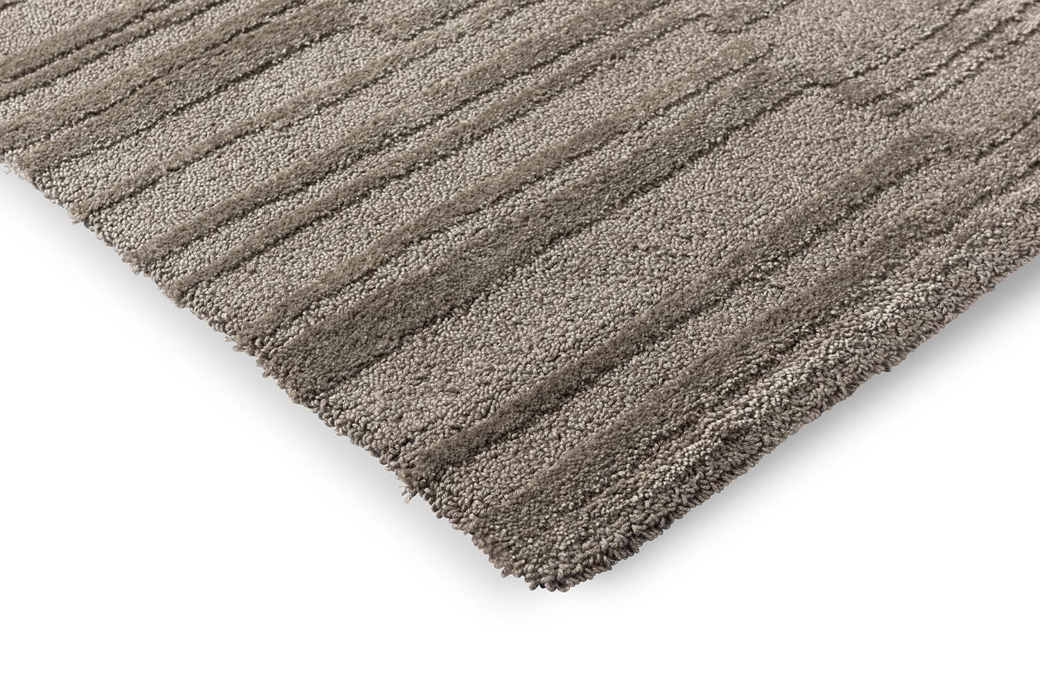 Rug Twinset Terrain Shiitake grey 170x240, tencel, wool, Brink&Campman - 380609