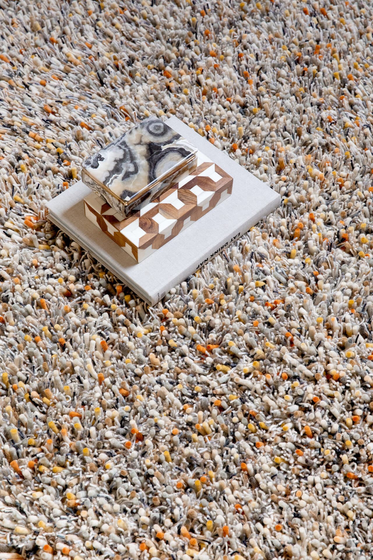 Rug Spring Calendula beige 140x200, wool, Brink&Campman - 380692