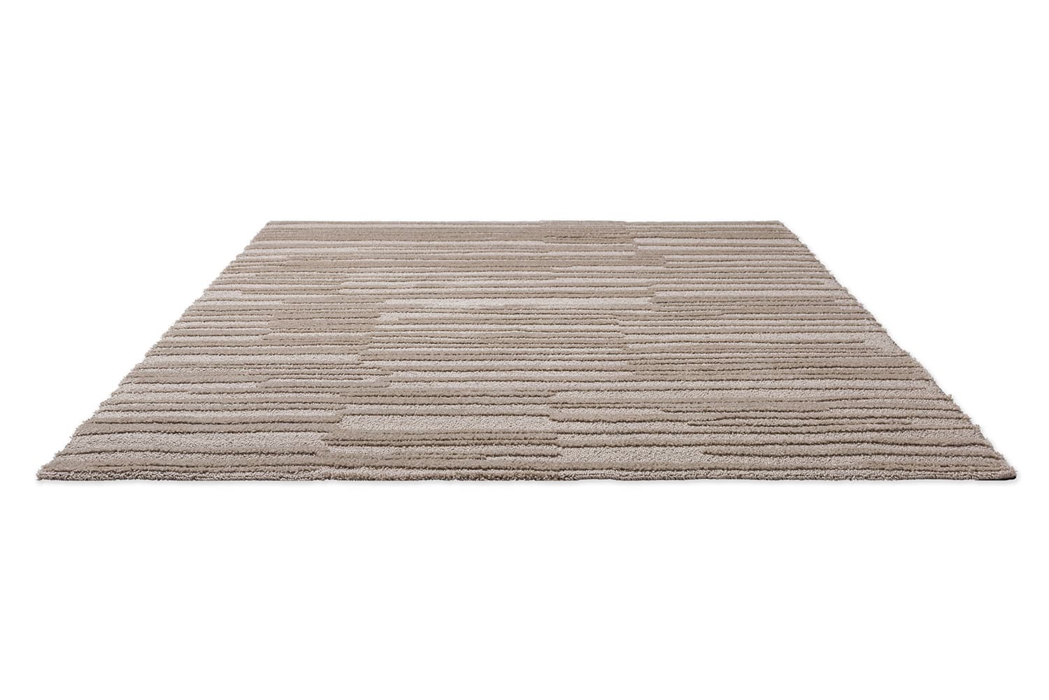 Dywan Twinset Terrain Taupe beżowy 200x300, tencel, wełna, Brink&Campman - 380757