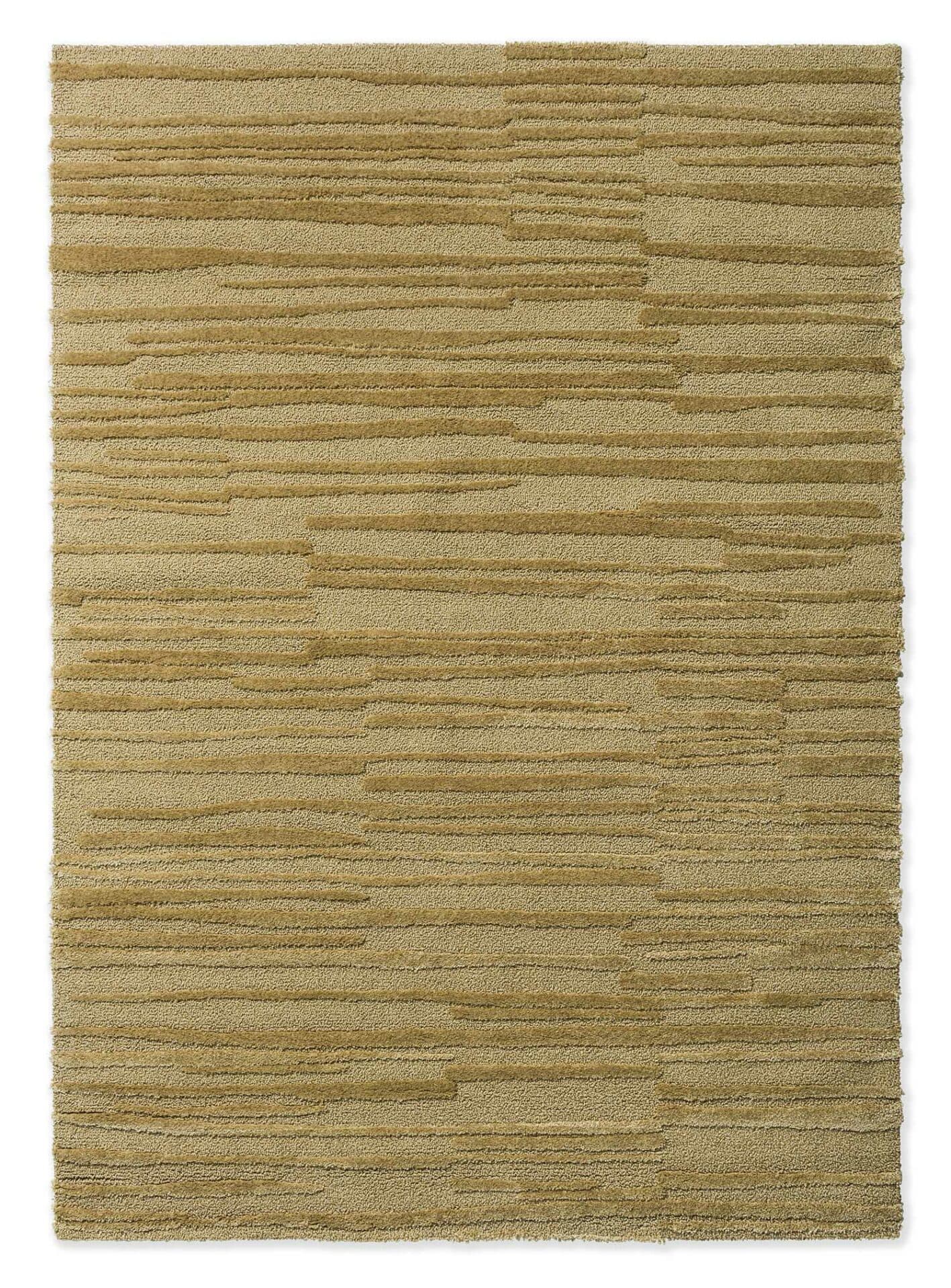 Rug Twinset Terrain Antique gold, yellow 250x350, tencel, wool, Brink&Campman