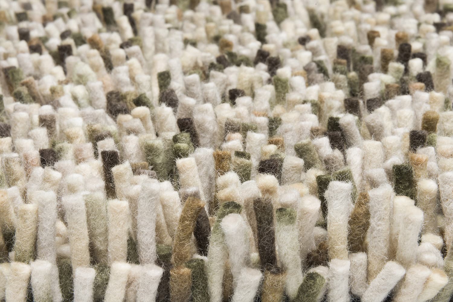 Rug Rocks Moss beige 140x200, wool, Brink&Campman - 380849