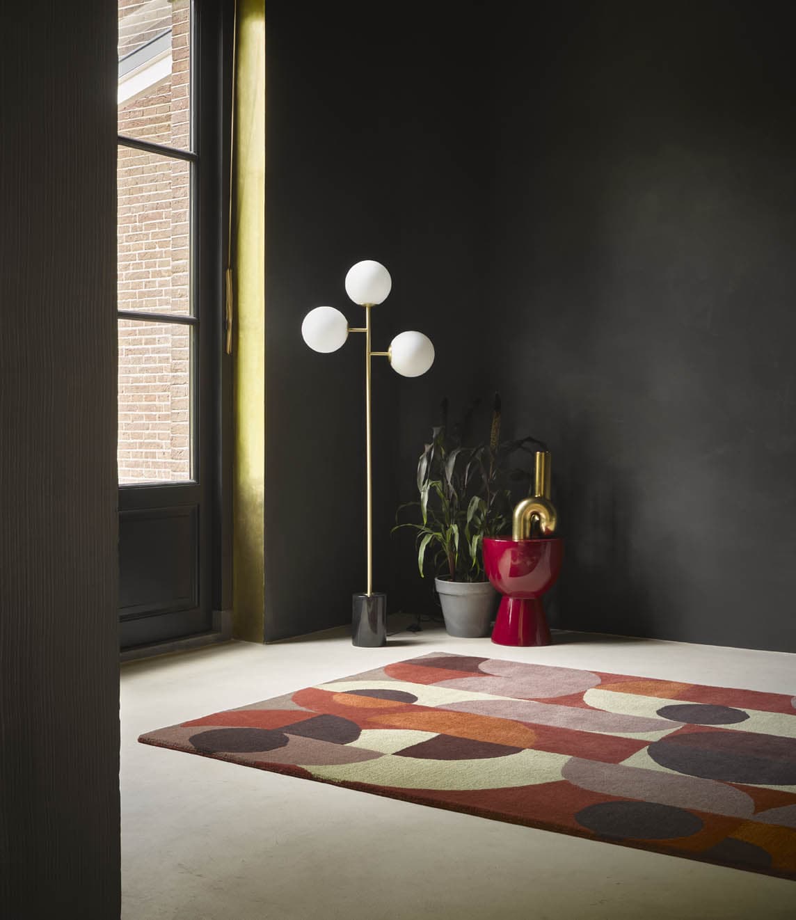Rug Decor Cosmo Red Pale Green red 160x230, wool, Brink&Campman - 380926