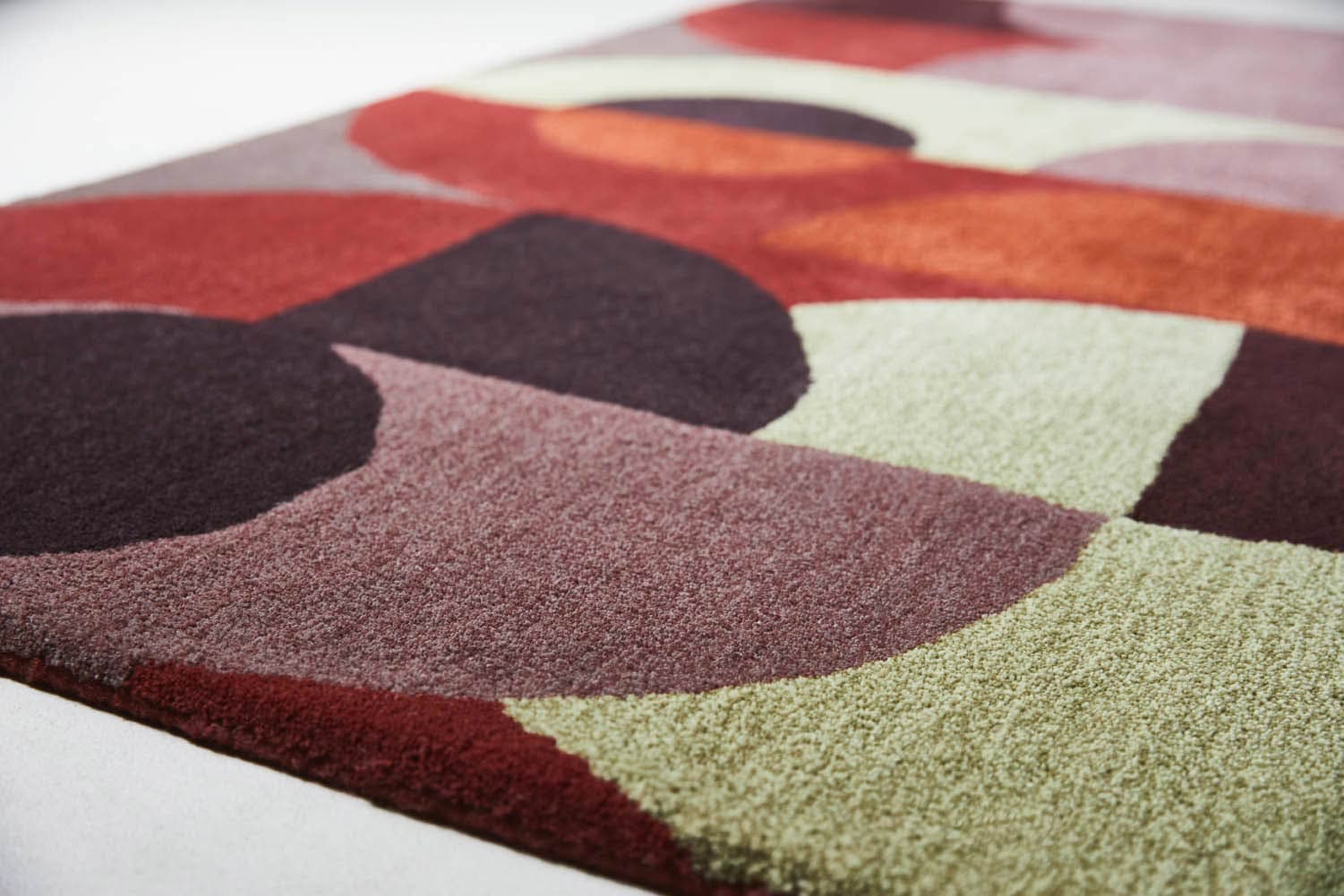 Rug Decor Cosmo Red Pale Green red 160x230, wool, Brink&Campman - 380928