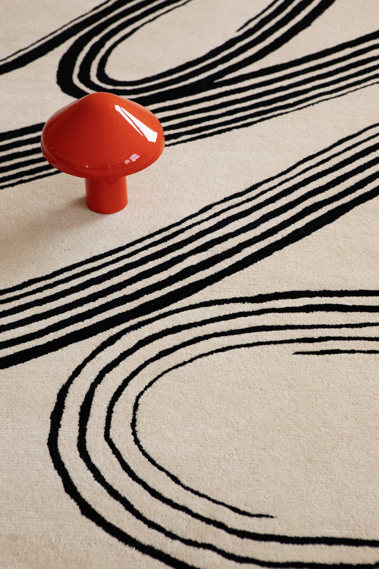 Rug Decor Flow Sand beige 160x230, wool, Brink&Campman - 381076