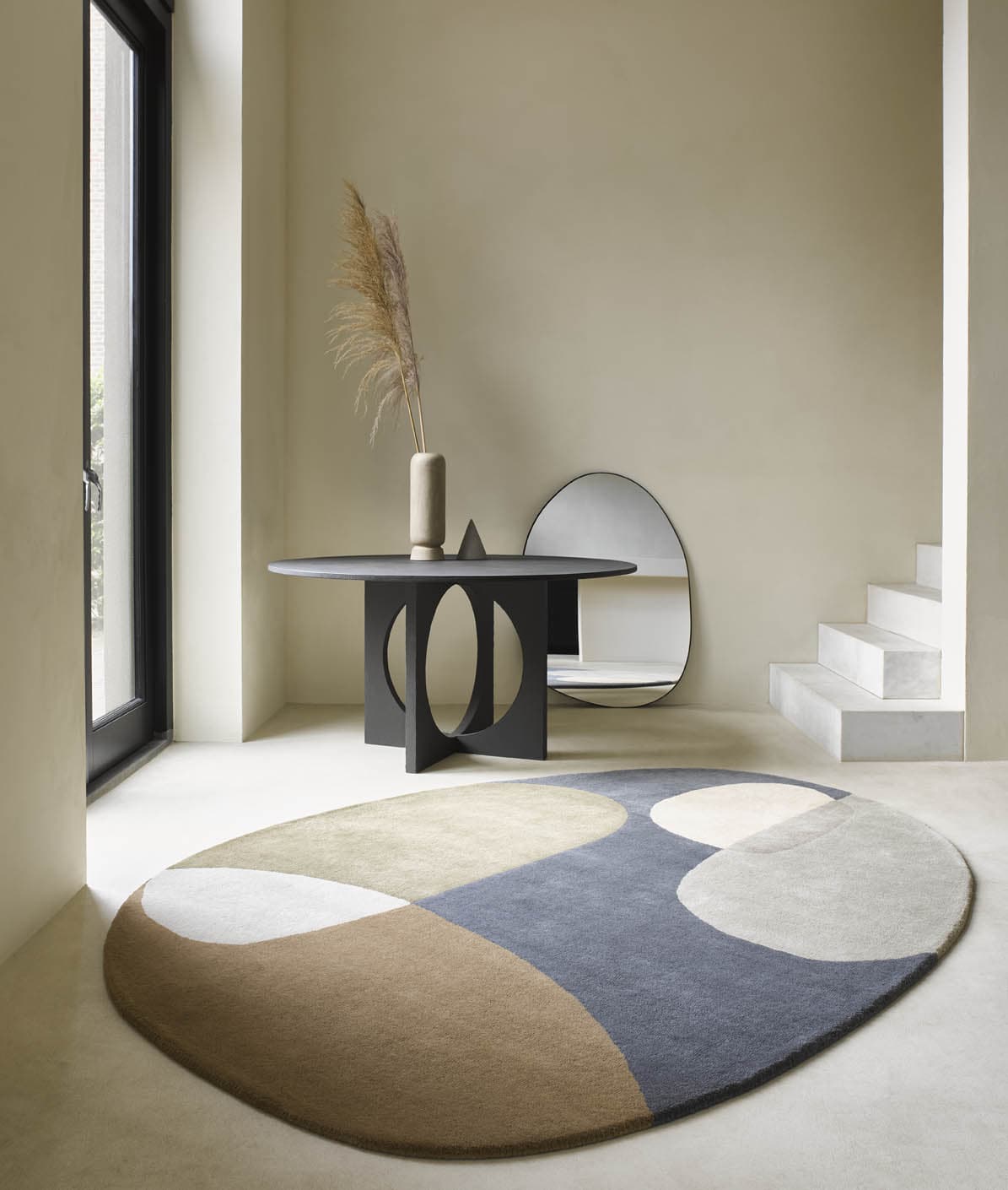 Rug Decor Miller Fall beige, grey 200x280, wool, viscose, Brink&Campman - 381230