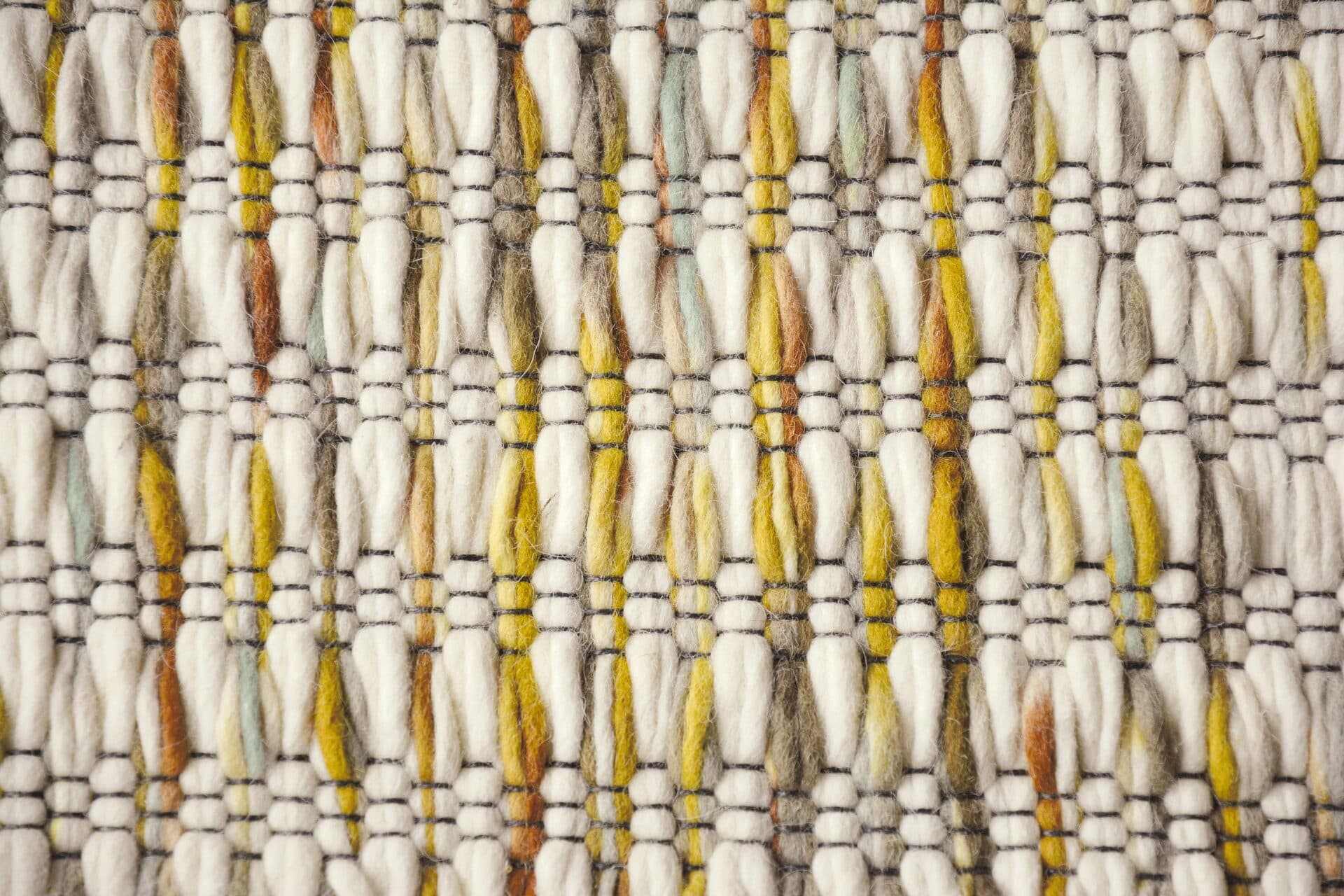 Dywan Grain beżowy, żółty, brązowy 140x200, wełna, Brink&Campman - 381368