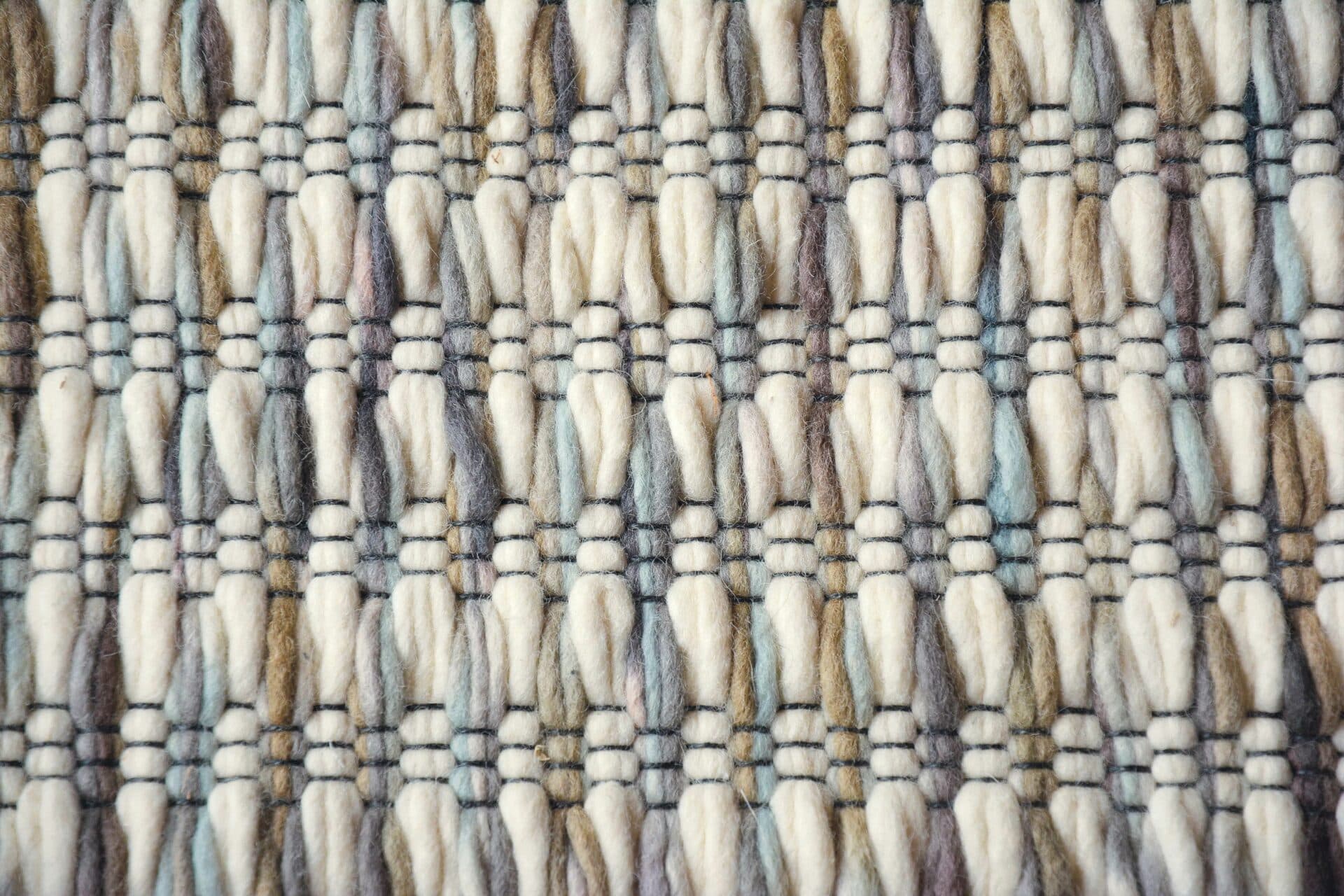 Rug Grain beige, blue, grey 160x230, Brink&Campman - 381389