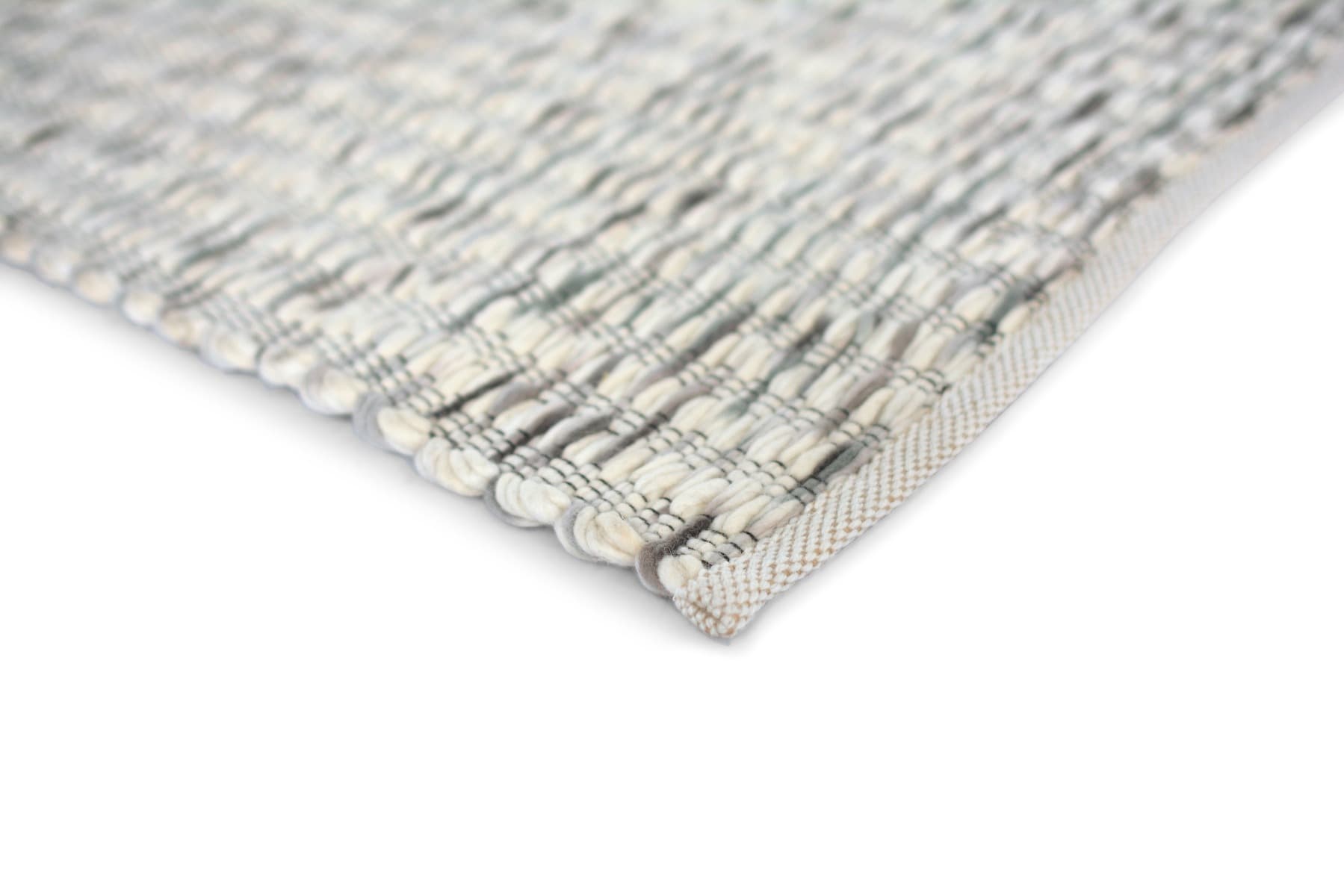 Rug Grain white, mint, grey 160x230, wool, Brink&Campman - 381419