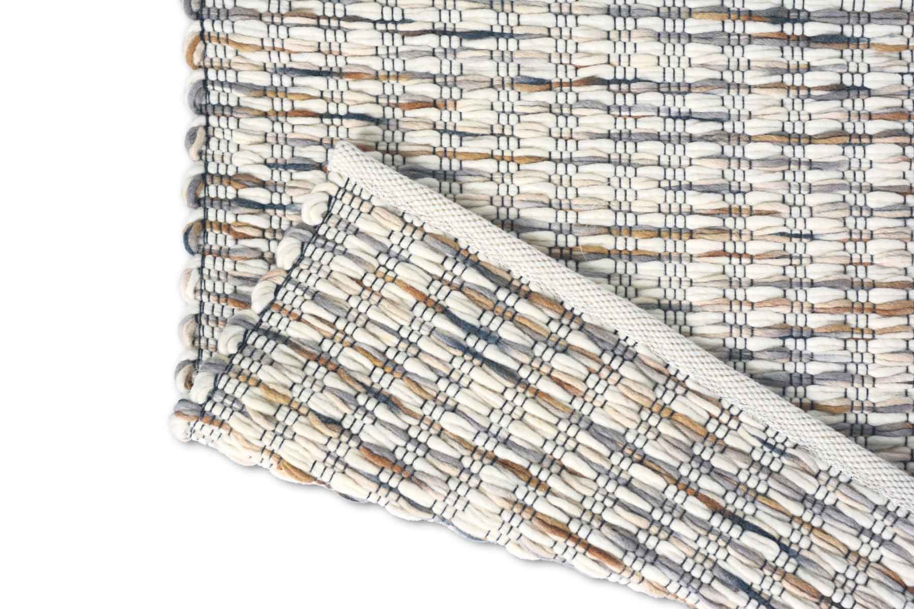 Rug Grain white, beige 140x200, wool, Brink&Campman - 381455