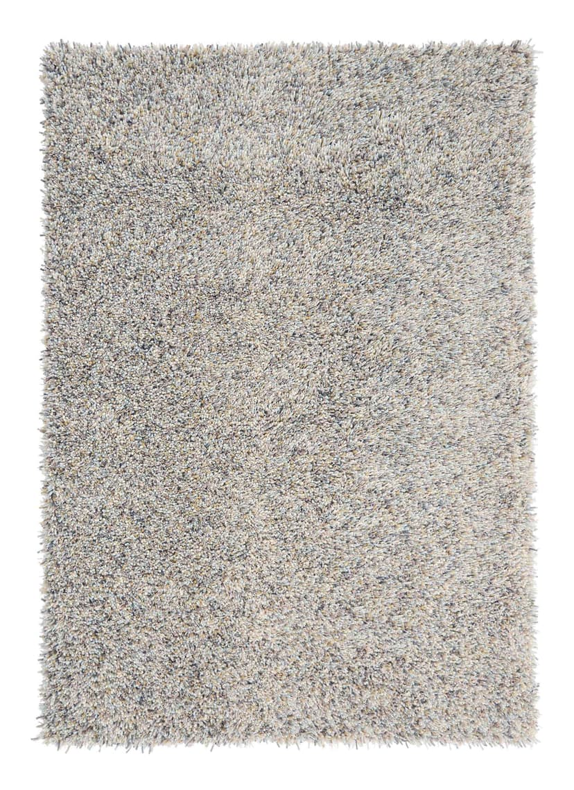Rug Young grey, beige, blue 140x200, wool, Brink&Campman