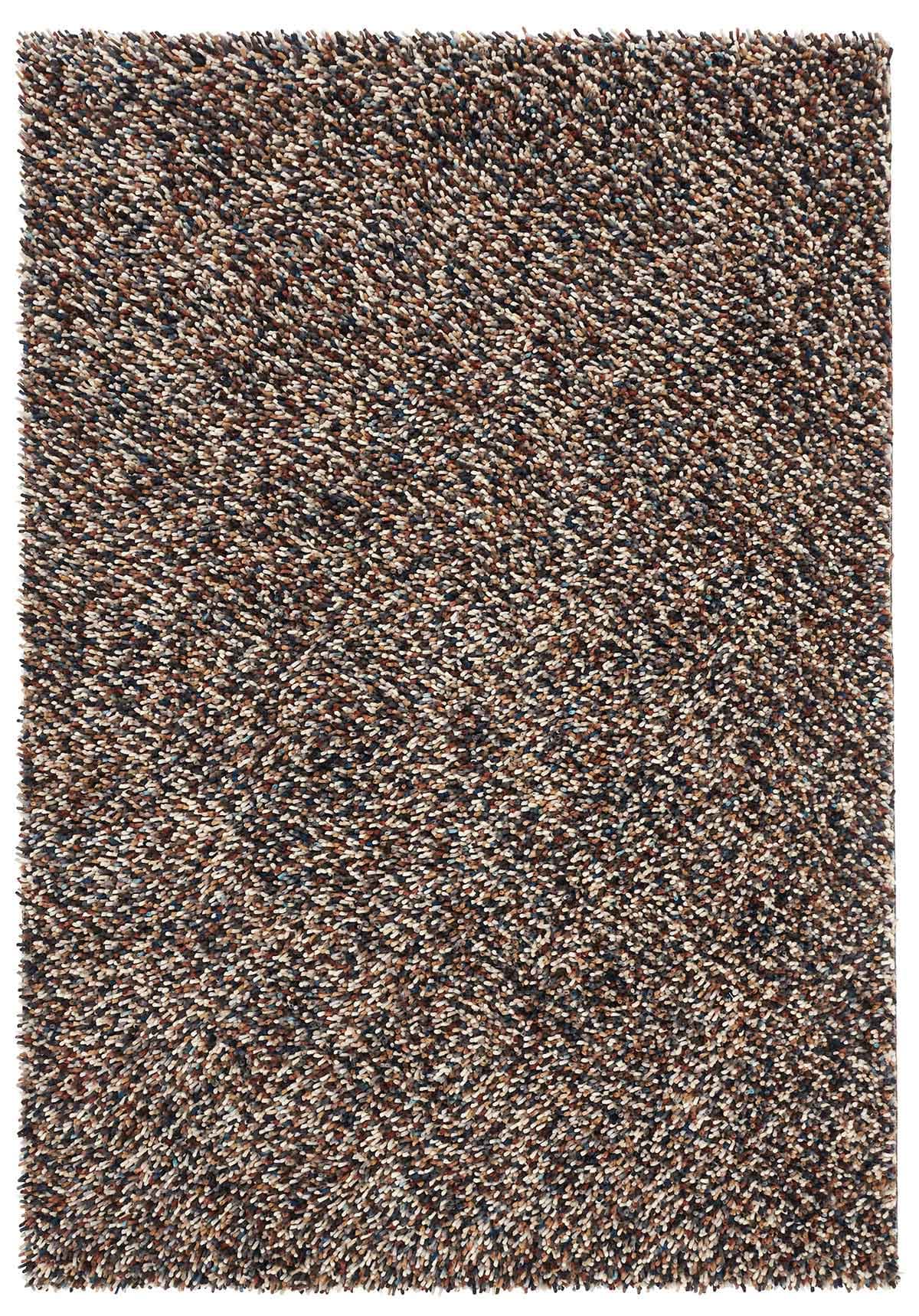 Dywan Dots beżowy, brązowy 140x200, wełna, Brink&Campman