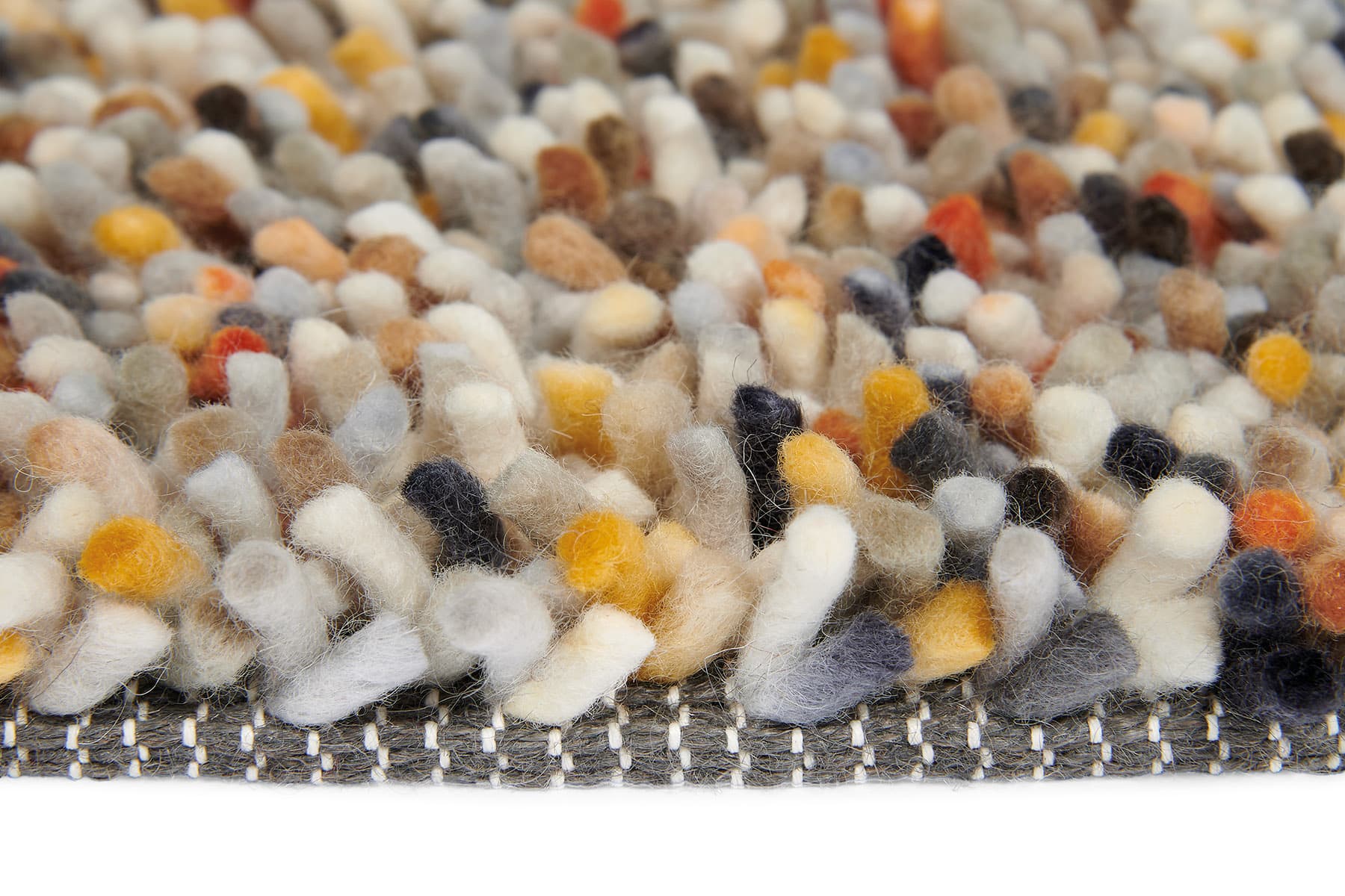 Dywan Dots pomarańczowy, żółty 250x350, wełna, Brink&Campman - 381529