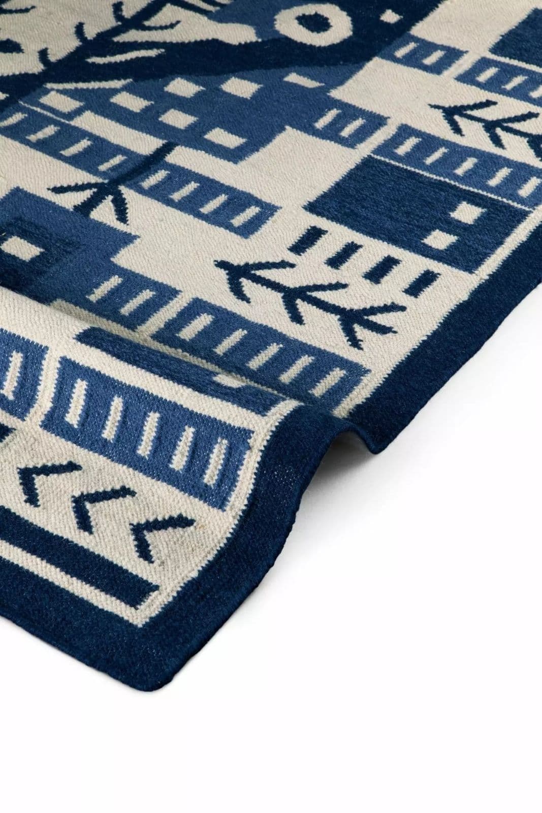 Kilim Splot 100x140 cm, proj. Ł. Siwiec, wełna, Carpets & More - 382523