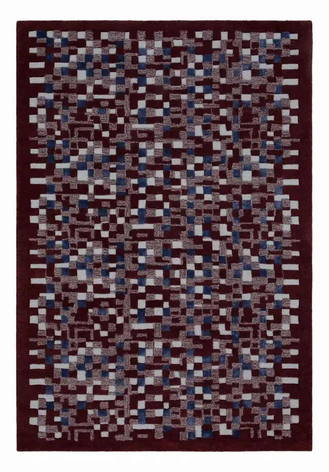 Dywan Sawa 160x230 cm, proj. Ł. Siwiec, wełna, wiskoza, Carpets & More - WYMIARY