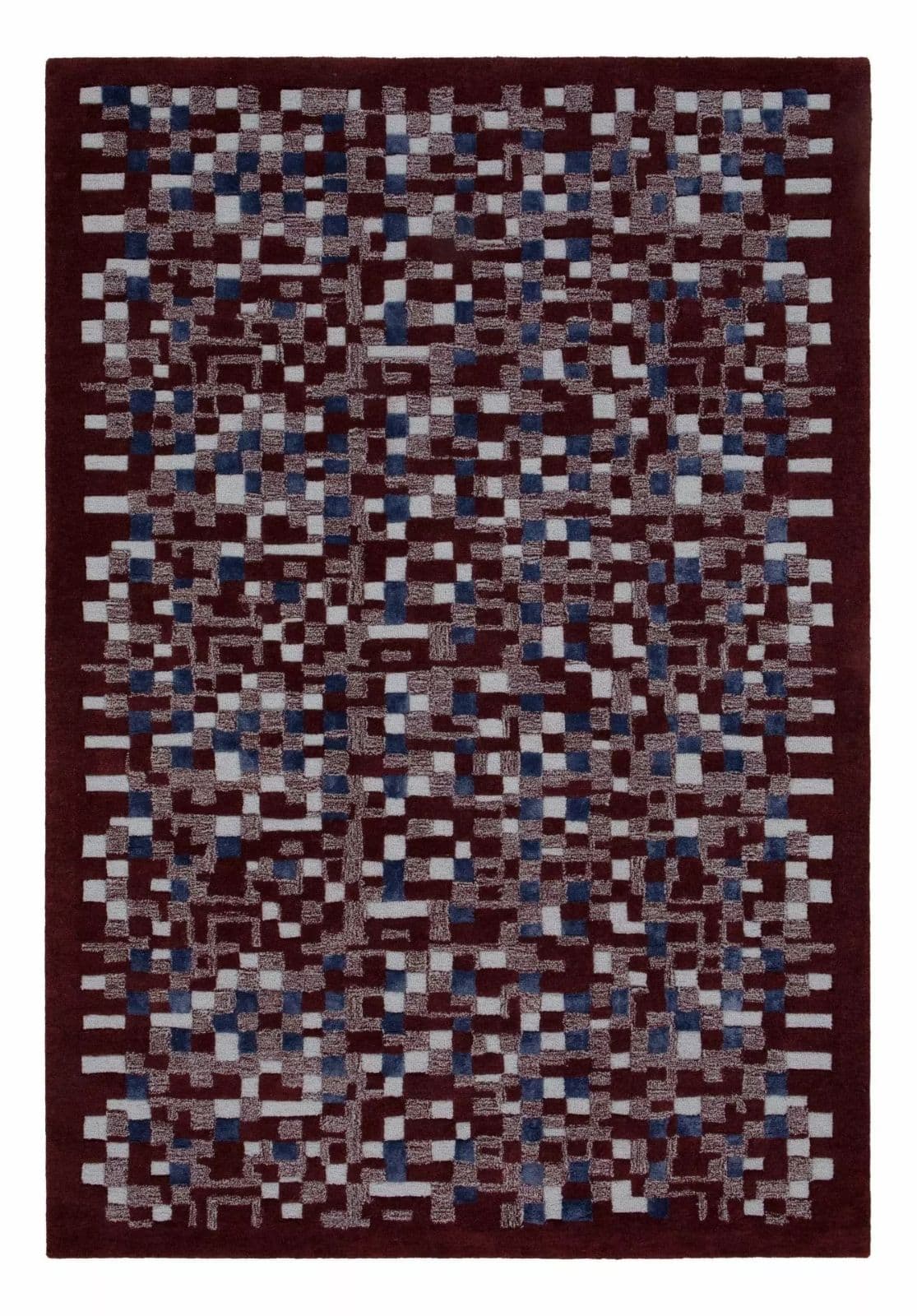 Dywan Sawa 240x340 cm, proj. Ł. Siwiec, wełna, wiskoza, Carpets & More