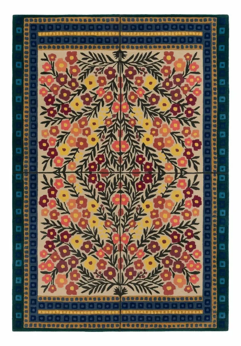 Dywan Folk 160x230 cm, proj. Ł. Siwiec, wełna, Carpets & More