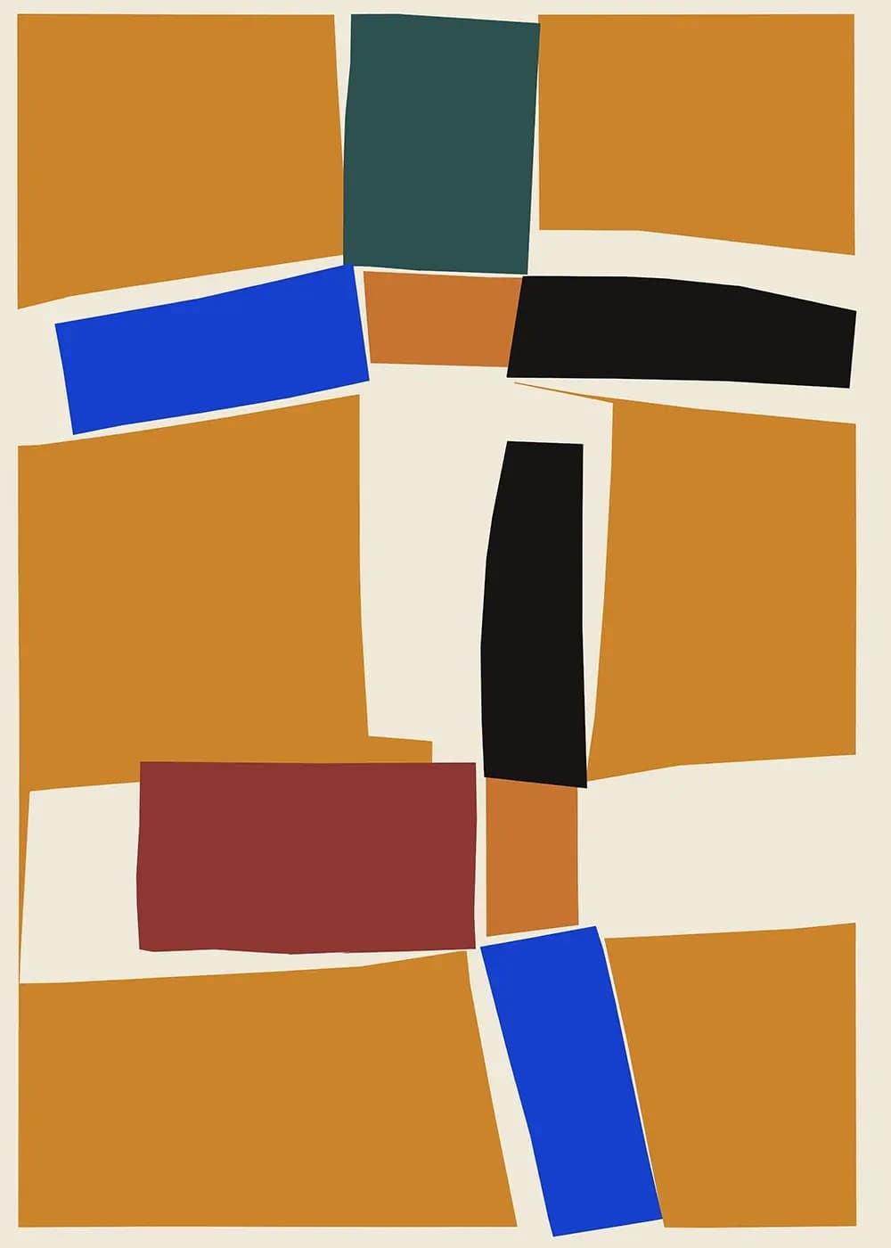 Poster Fragments 30x40, by A. Kekki, Paper Collective