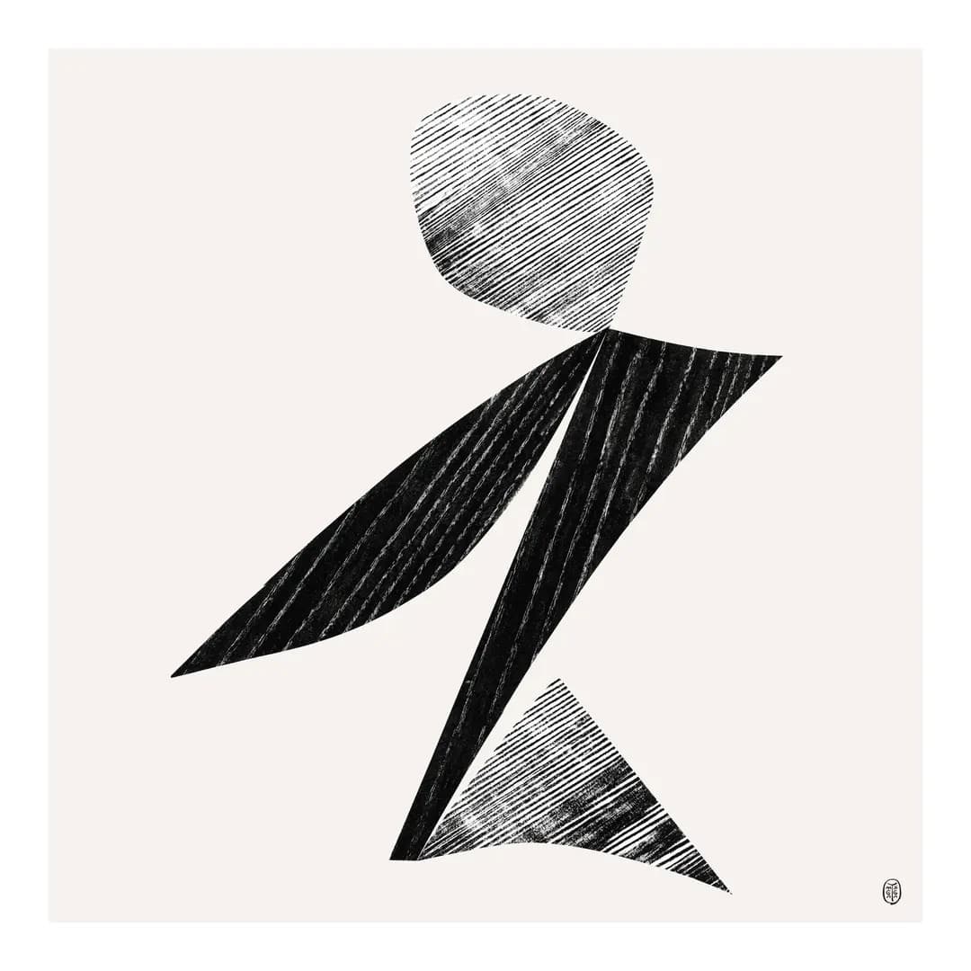 Poster Cut Shapes 01 50x50, by Mentsen, Paper Collective
