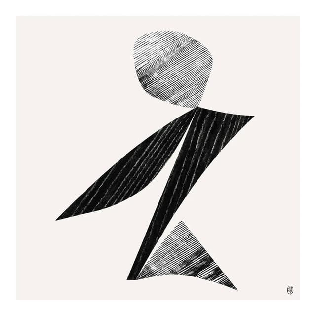 Poster Cut Shapes 01 50x50, by Mentsen, Paper Collective - DIMENSION