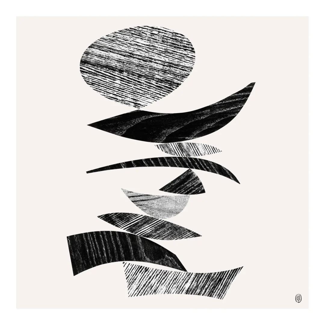 Poster Cut Shapes 03 50x50, by Mentsen, Paper Collective