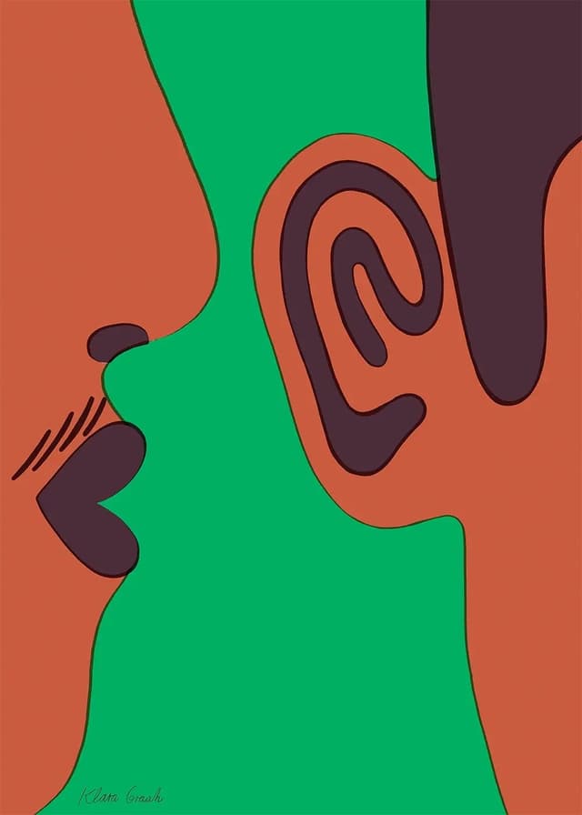 Poster Secrets 01 50x70, by K. Graah, Paper Collective - DIMENSION