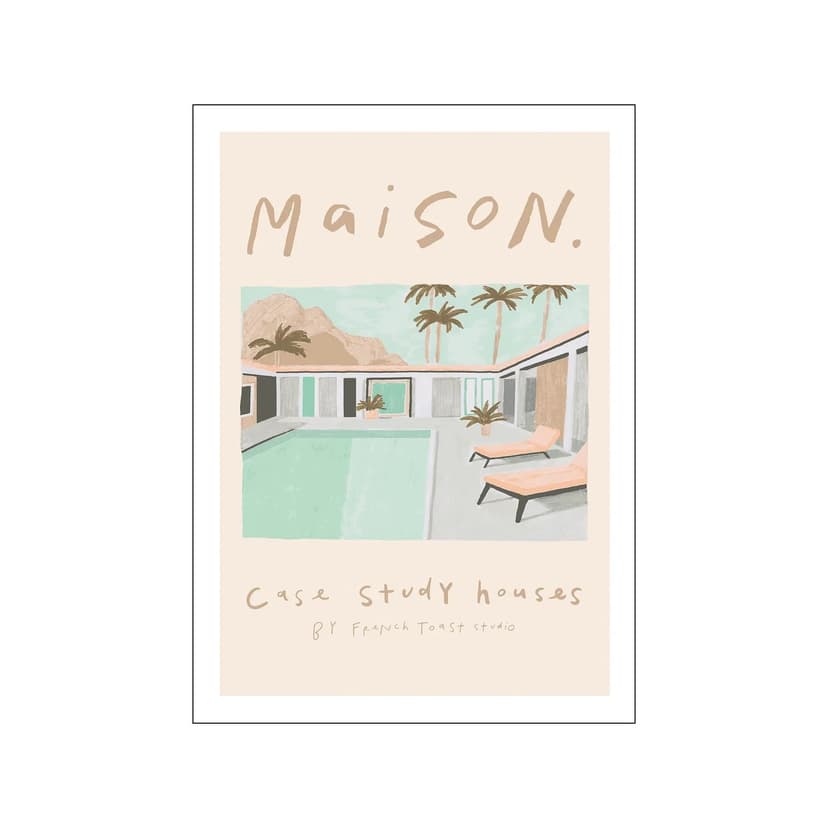 Plakat Florida Mansion 40x50 cm, French Toast Studio (z ekspozycji)