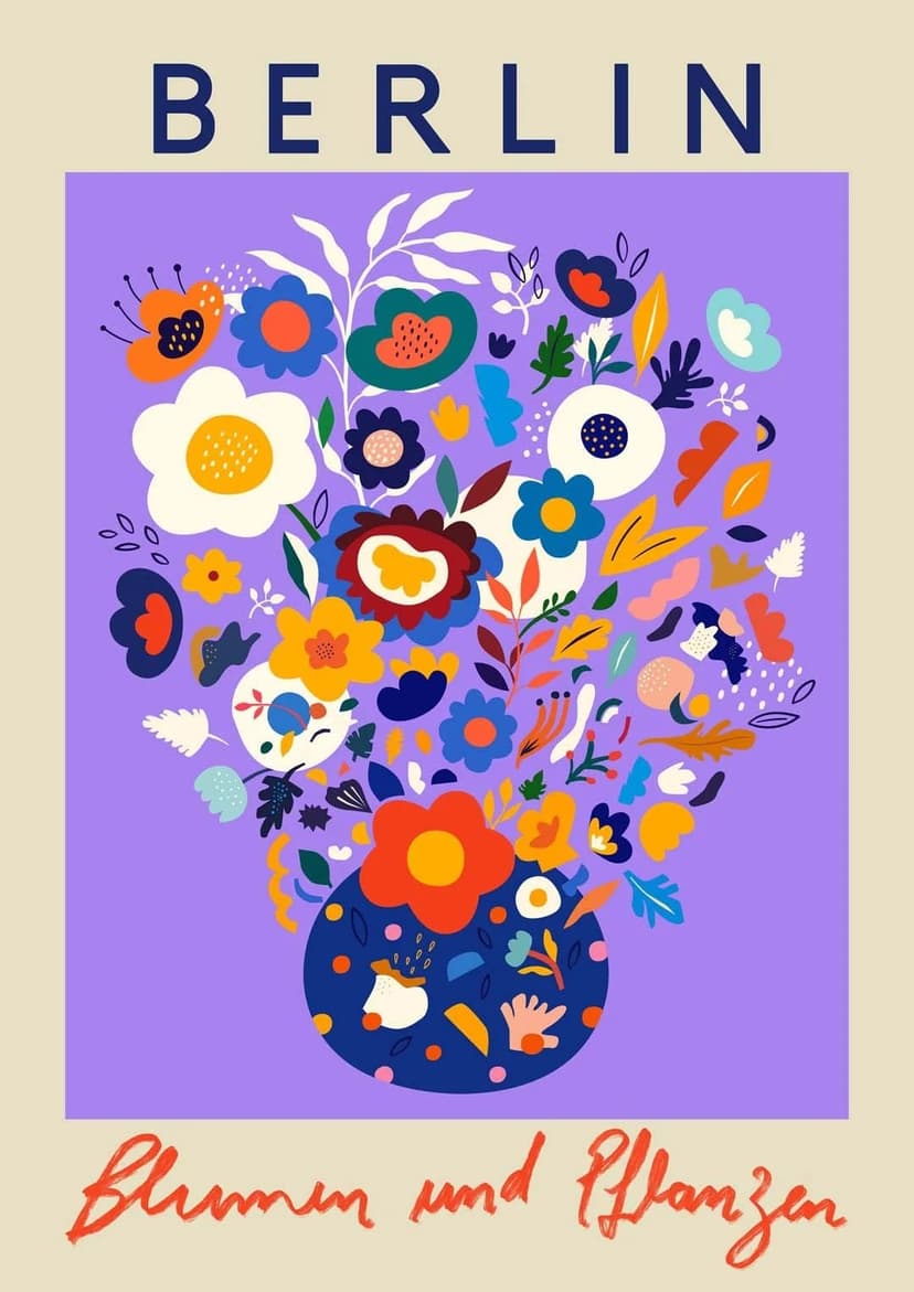 Plakat Berlin Flower Market A2, Kuriosis (z ekspozycji)