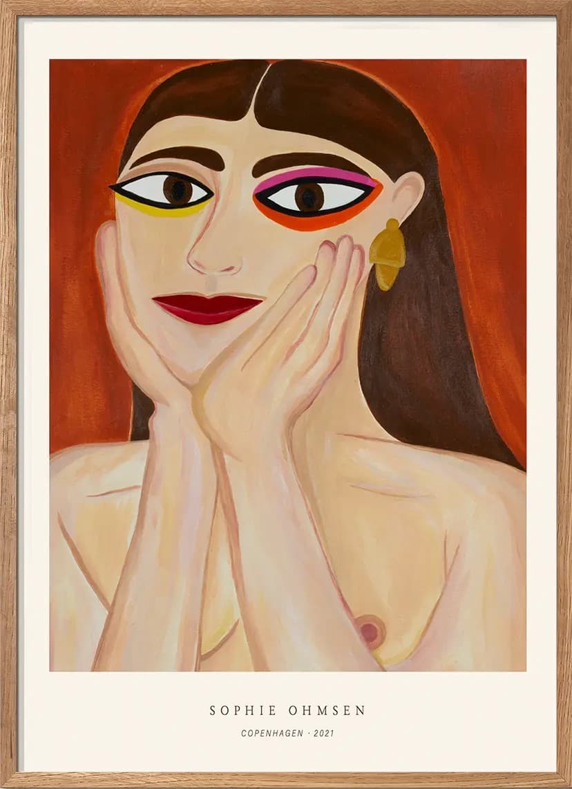 Plakat Nøgen 30x40 cm, aut. S. Ohmsen (z ekspozycji)