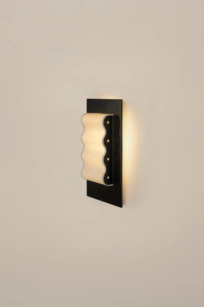 Wall lamp Frame Slim S black, Violaine d'Harcourt