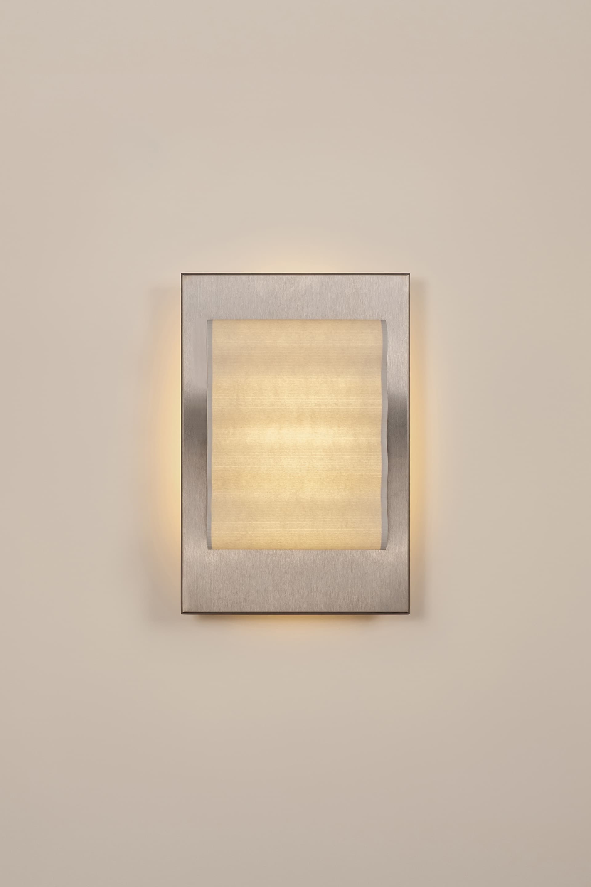 Wall lamp Frame Slim S steel, Violaine d'Harcourt - 394010