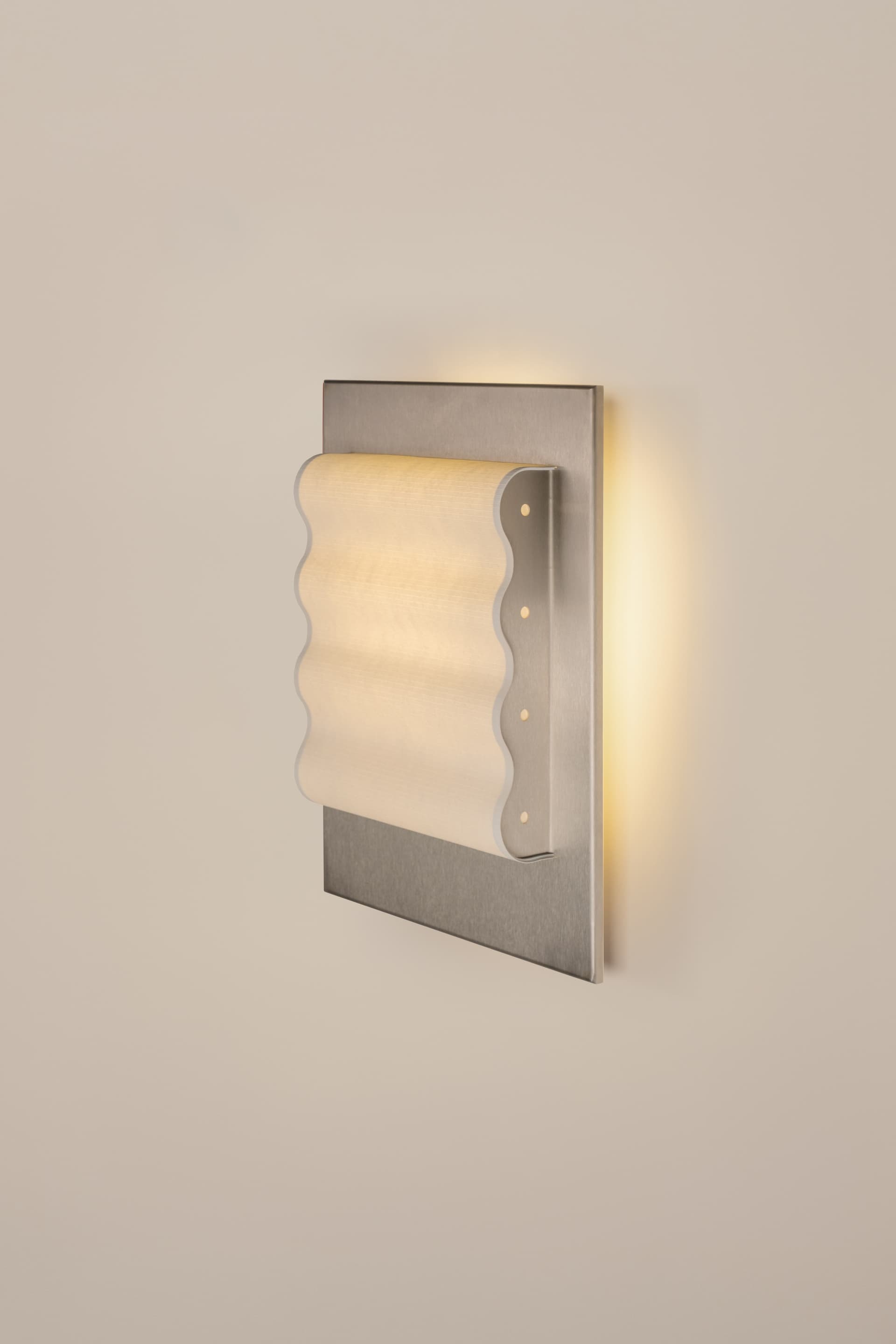 Wall lamp Frame Slim S steel, Violaine d'Harcourt - 394009