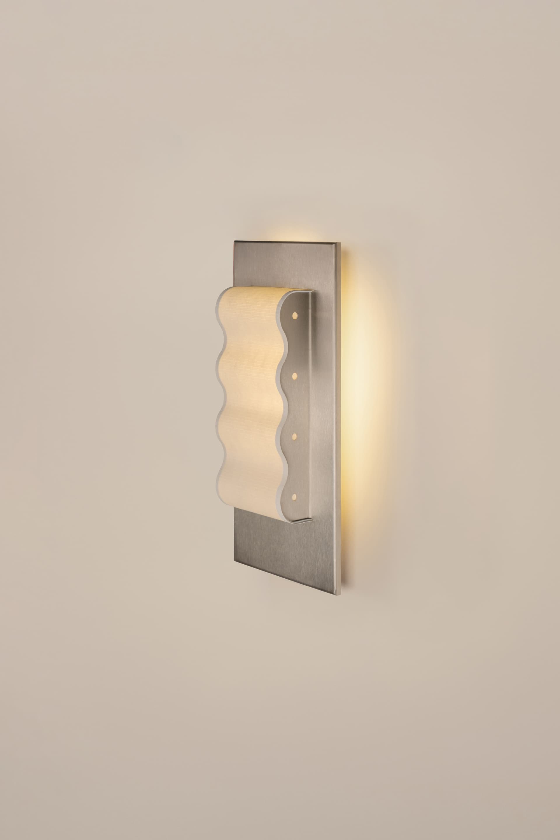 Wall lamp Frame Slim M steel, Violaine d'Harcourt - 394014