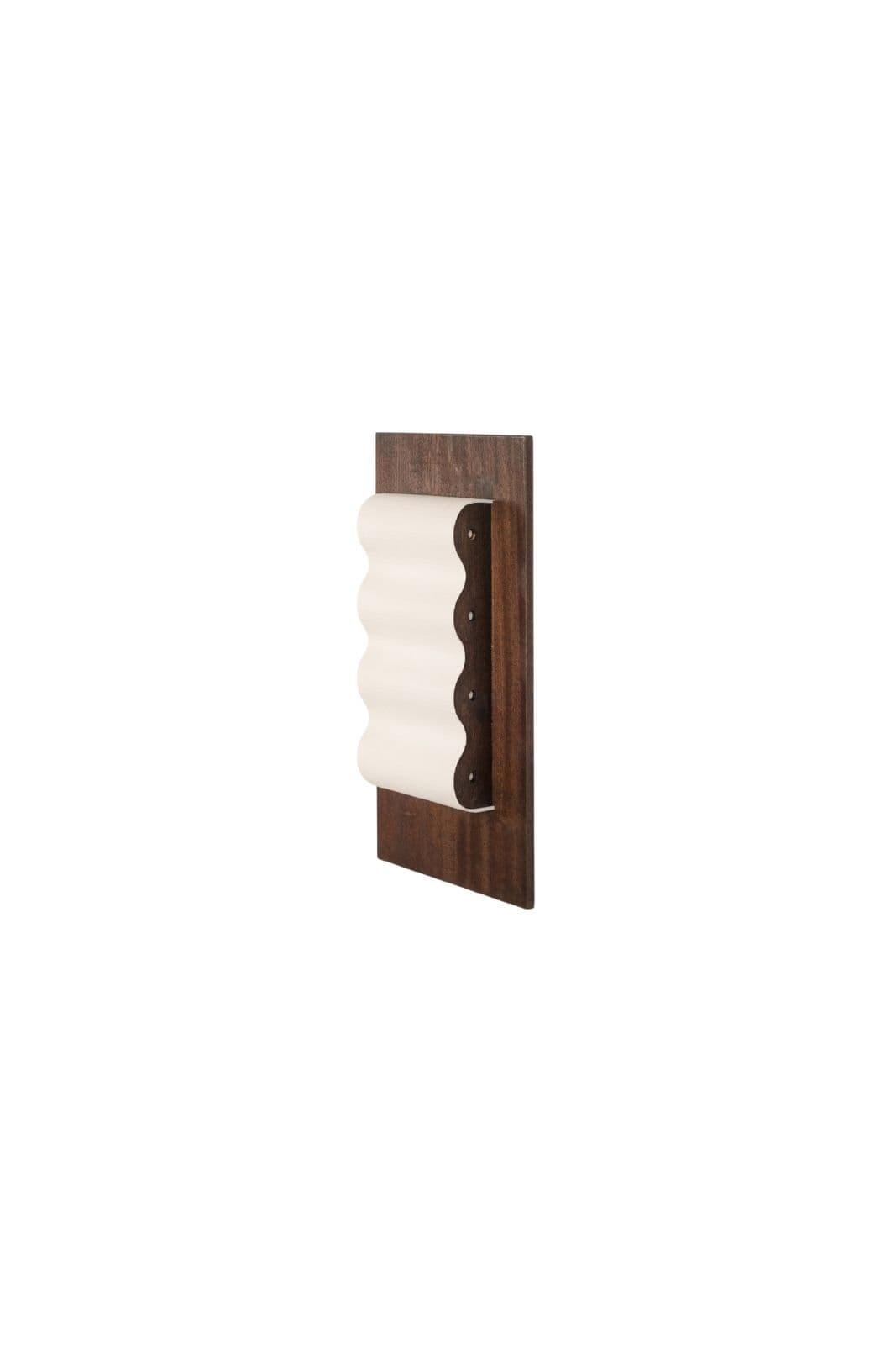 Wall lamp Frame Slim S mahogany, Violaine d'Harcourt