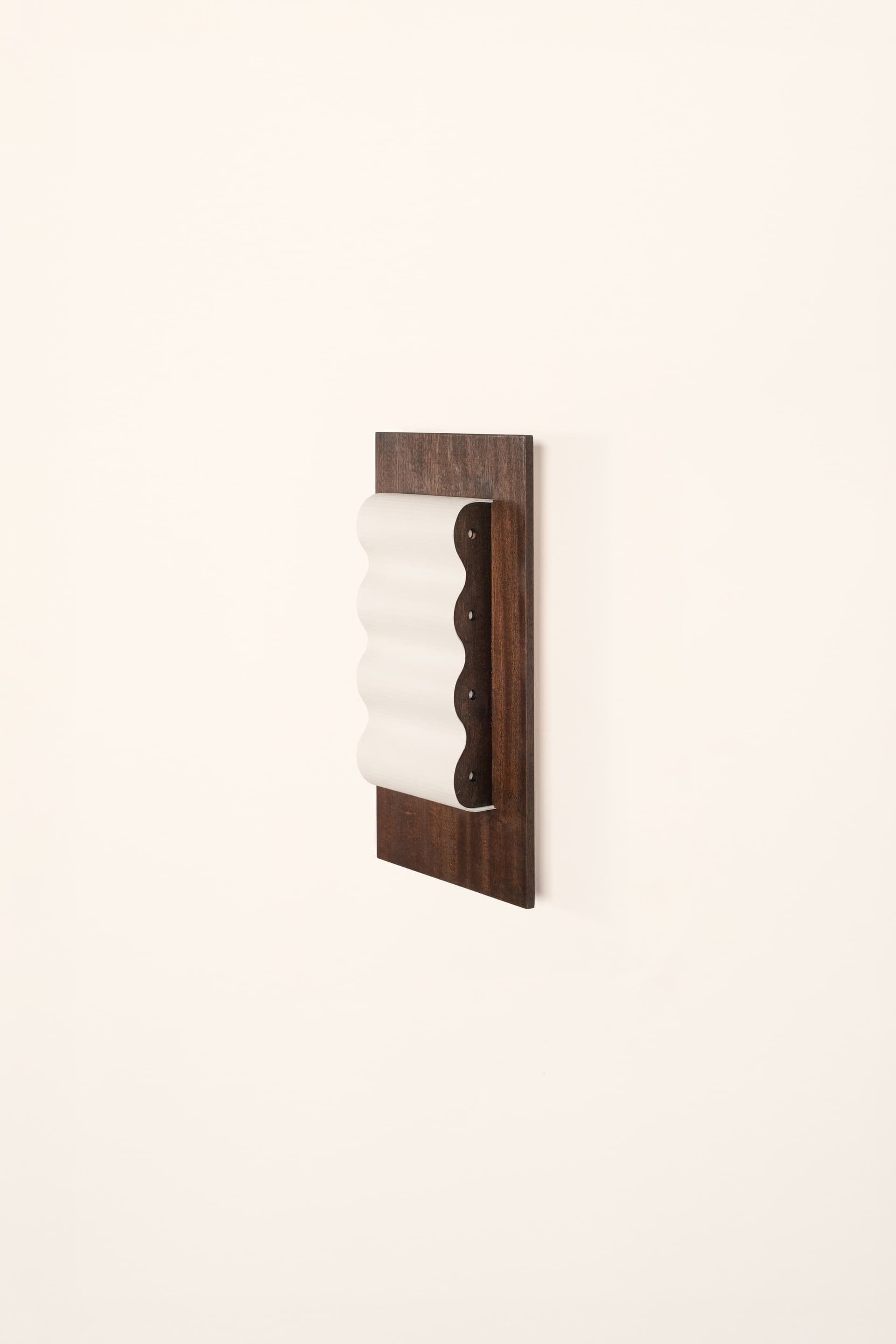 Wall lamp Frame Slim S mahogany, Violaine d'Harcourt - 394033