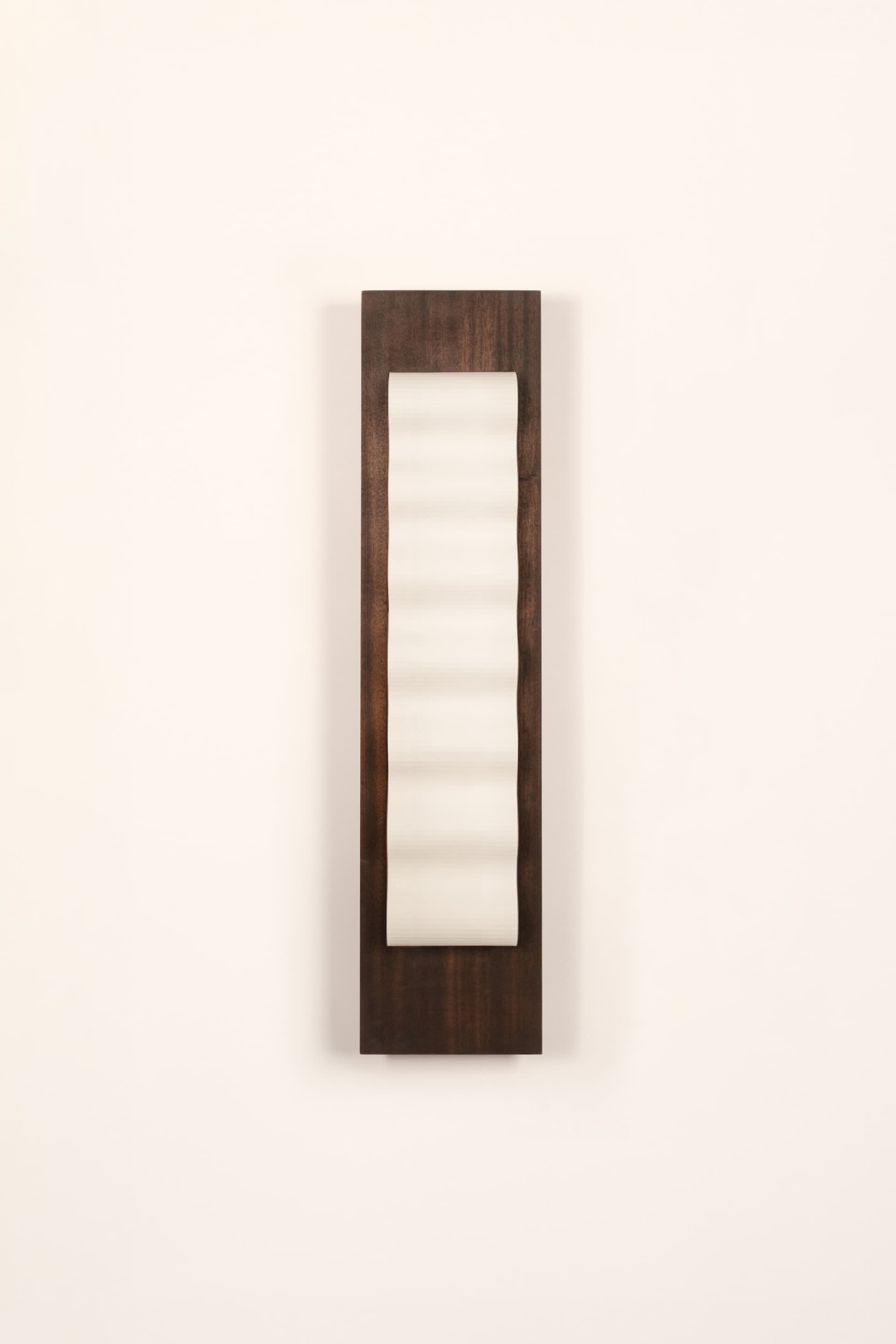 Wall light Frame Slim L mahogany, Violaine d'Harcourt - 394042
