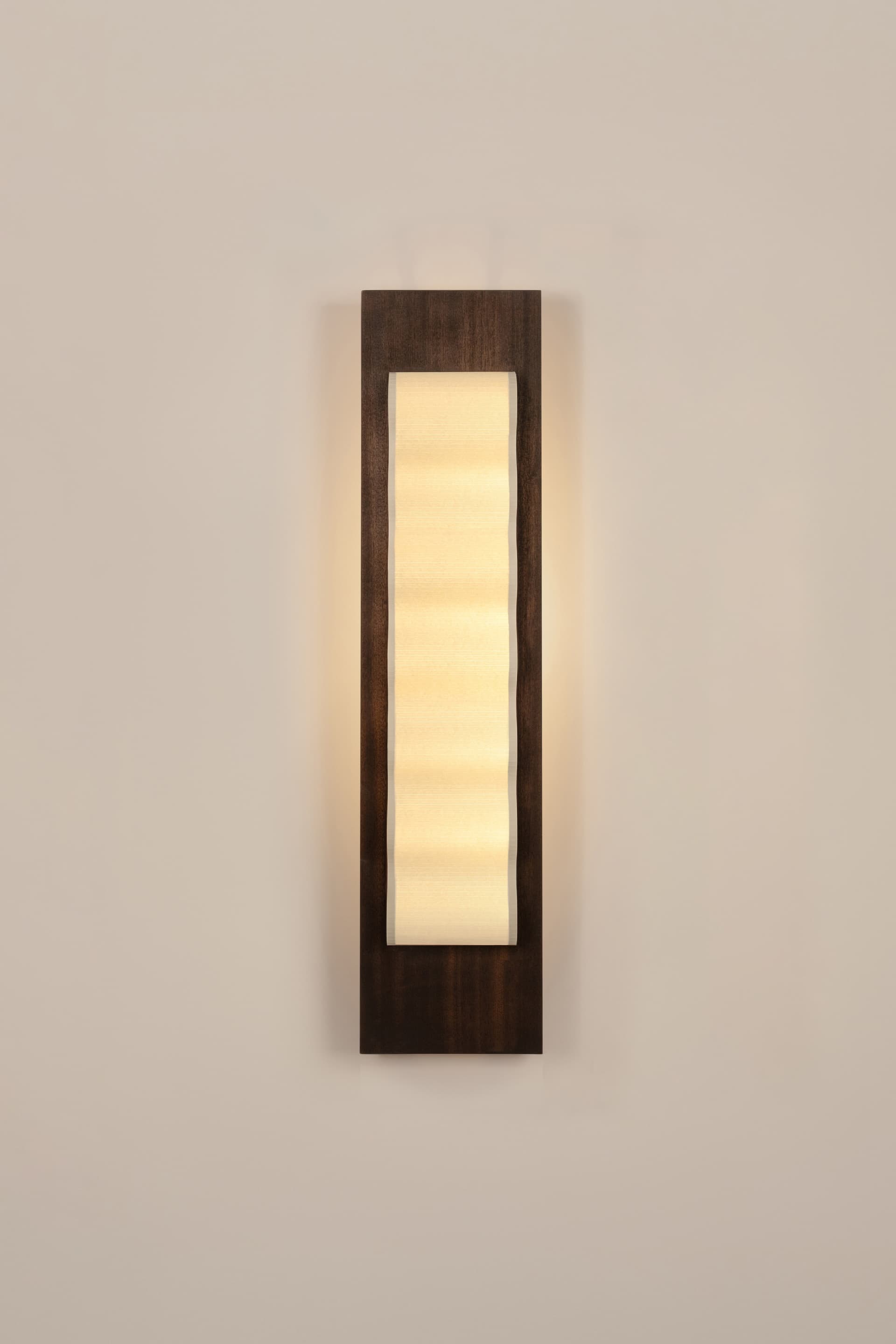 Wall light Frame Slim L mahogany, Violaine d'Harcourt - 394045