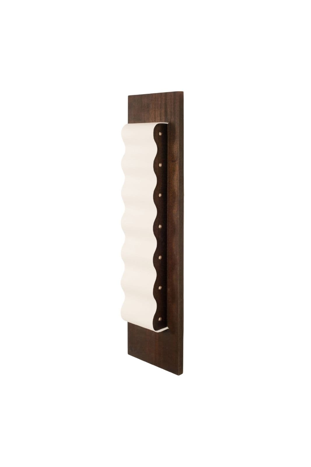 Wall light Frame Slim L mahogany, Violaine d'Harcourt