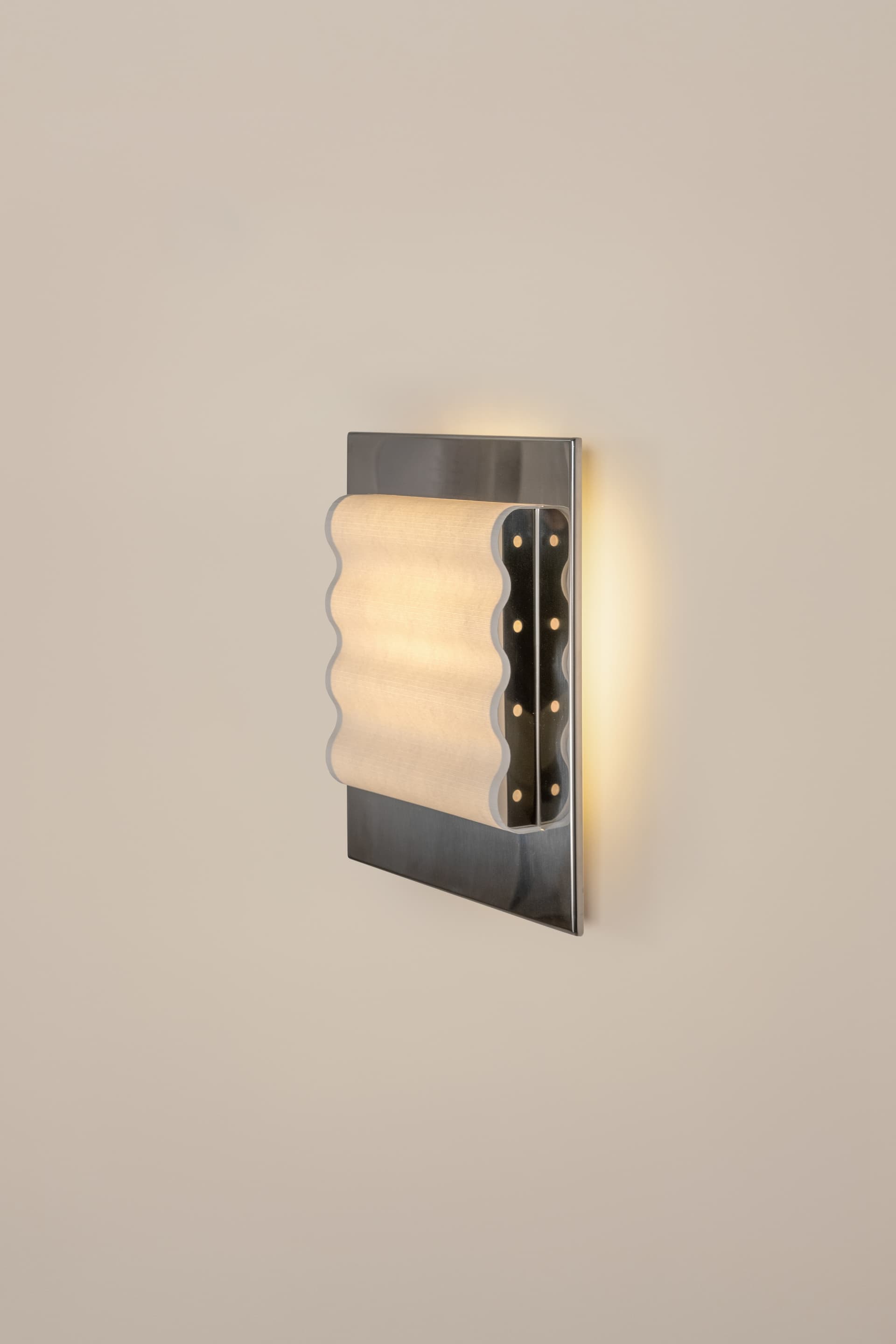 Wall sconce Frame S silver, Violaine d'Harcourt - 394049
