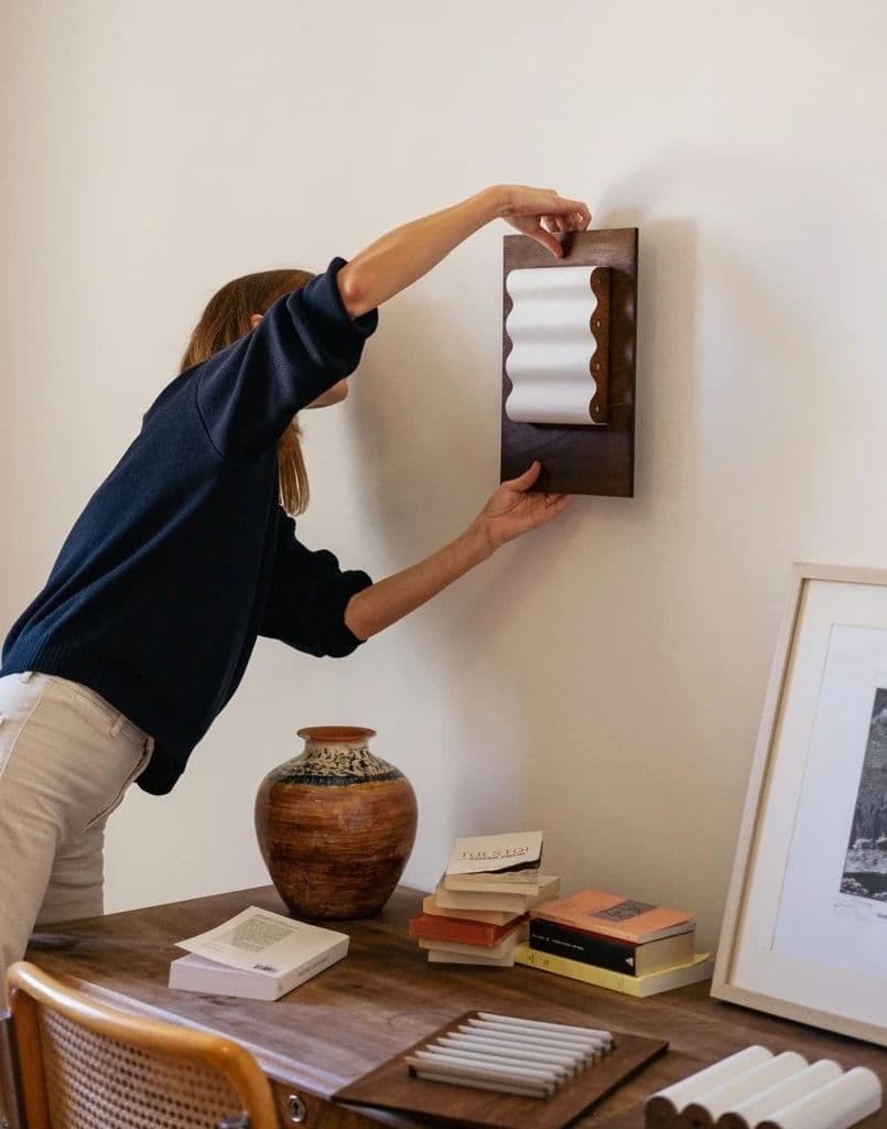 Wall sconce Frame L silver, Violaine d'Harcourt - 394955
