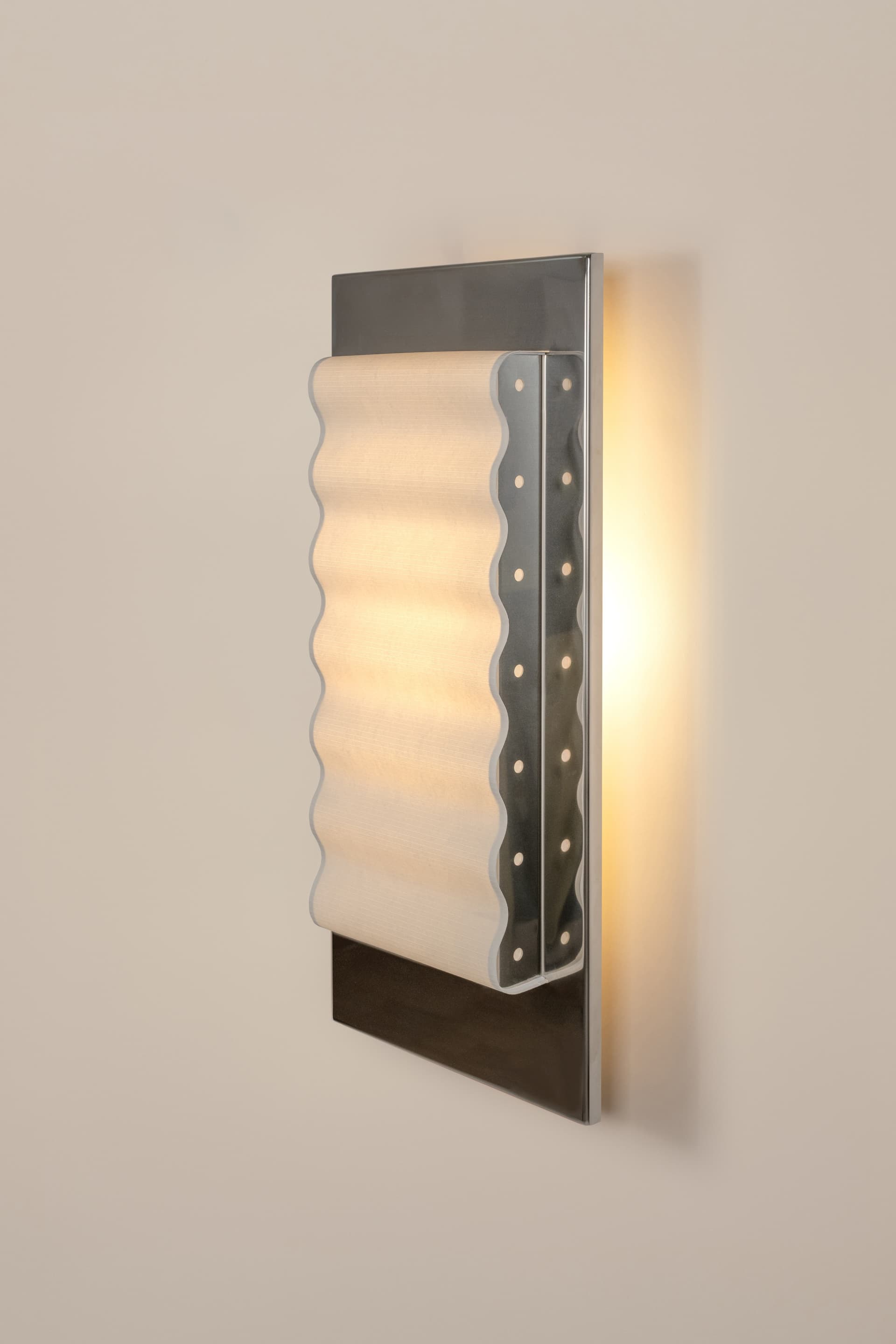 Wall sconce Frame L silver, Violaine d'Harcourt - 394058