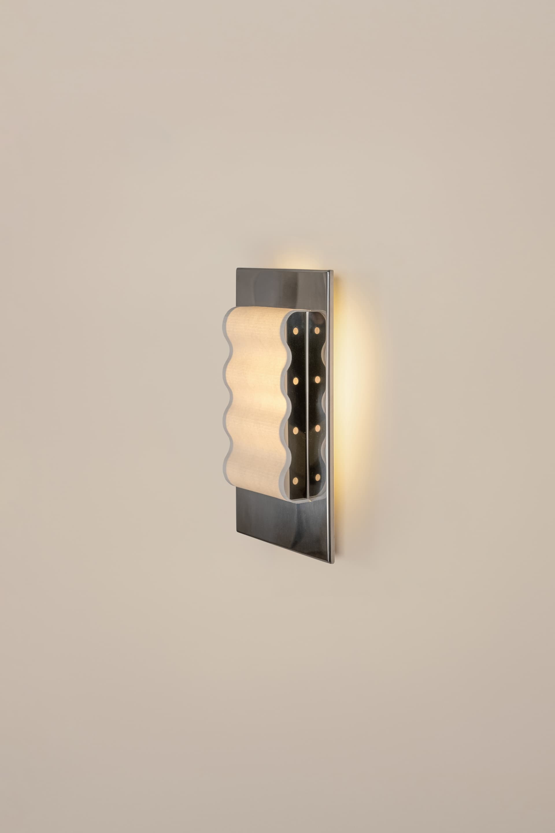 Wall lamp Frame Slim S silver, Violaine d'Harcourt - 394063