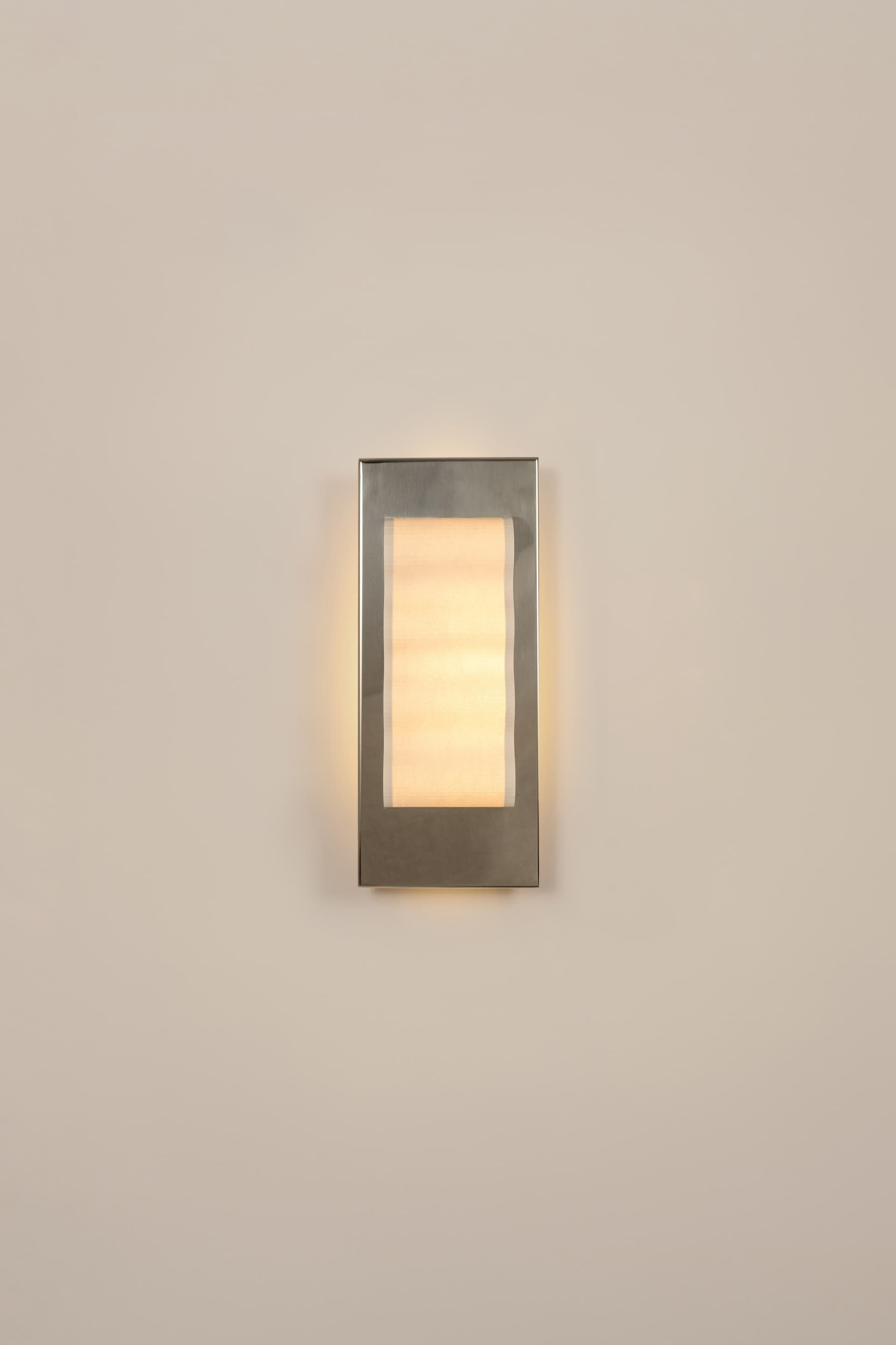 Wall lamp Frame Slim S silver, Violaine d'Harcourt - 394064