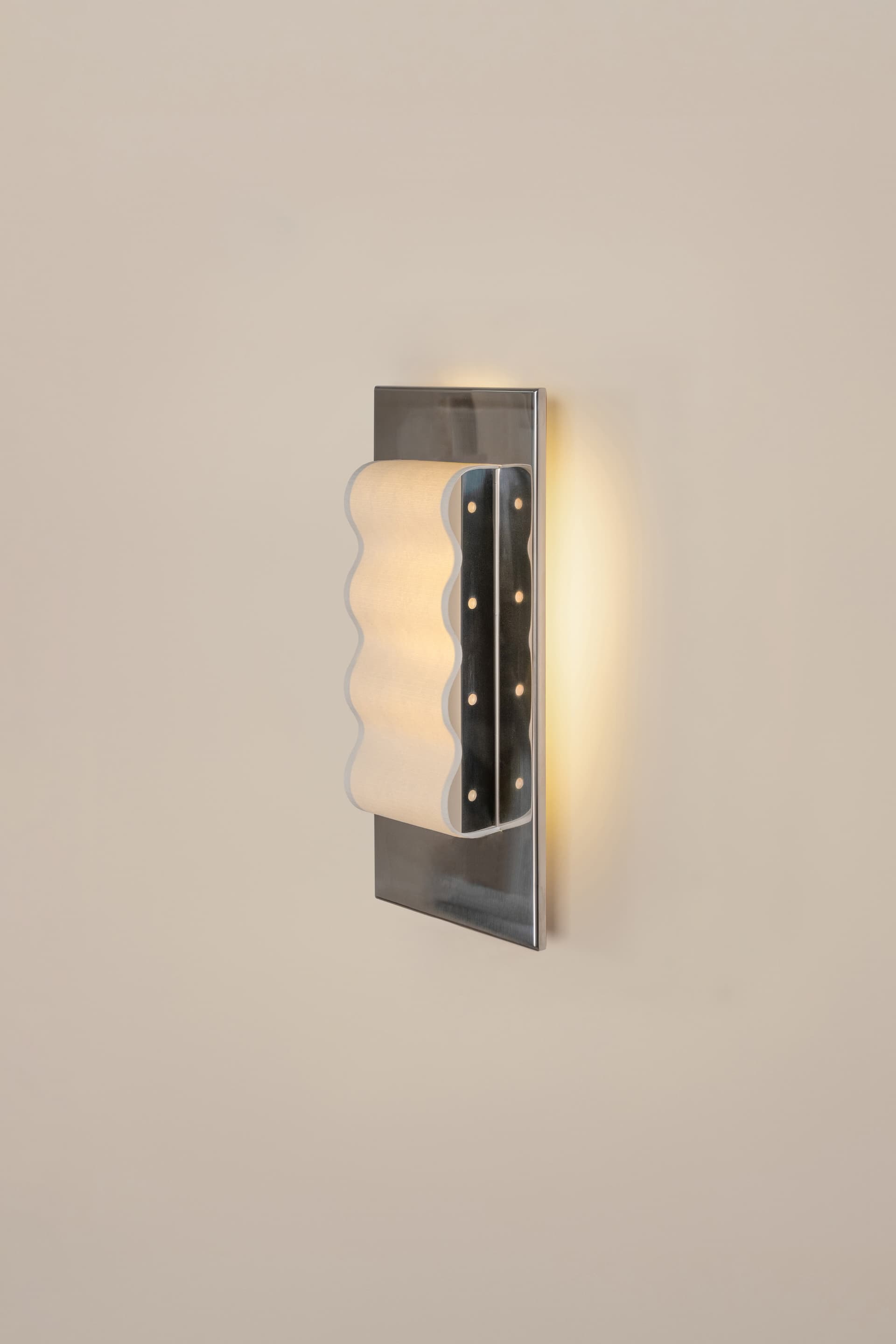 Wall lamp Frame Slim M silver, Violaine d'Harcourt - 394068