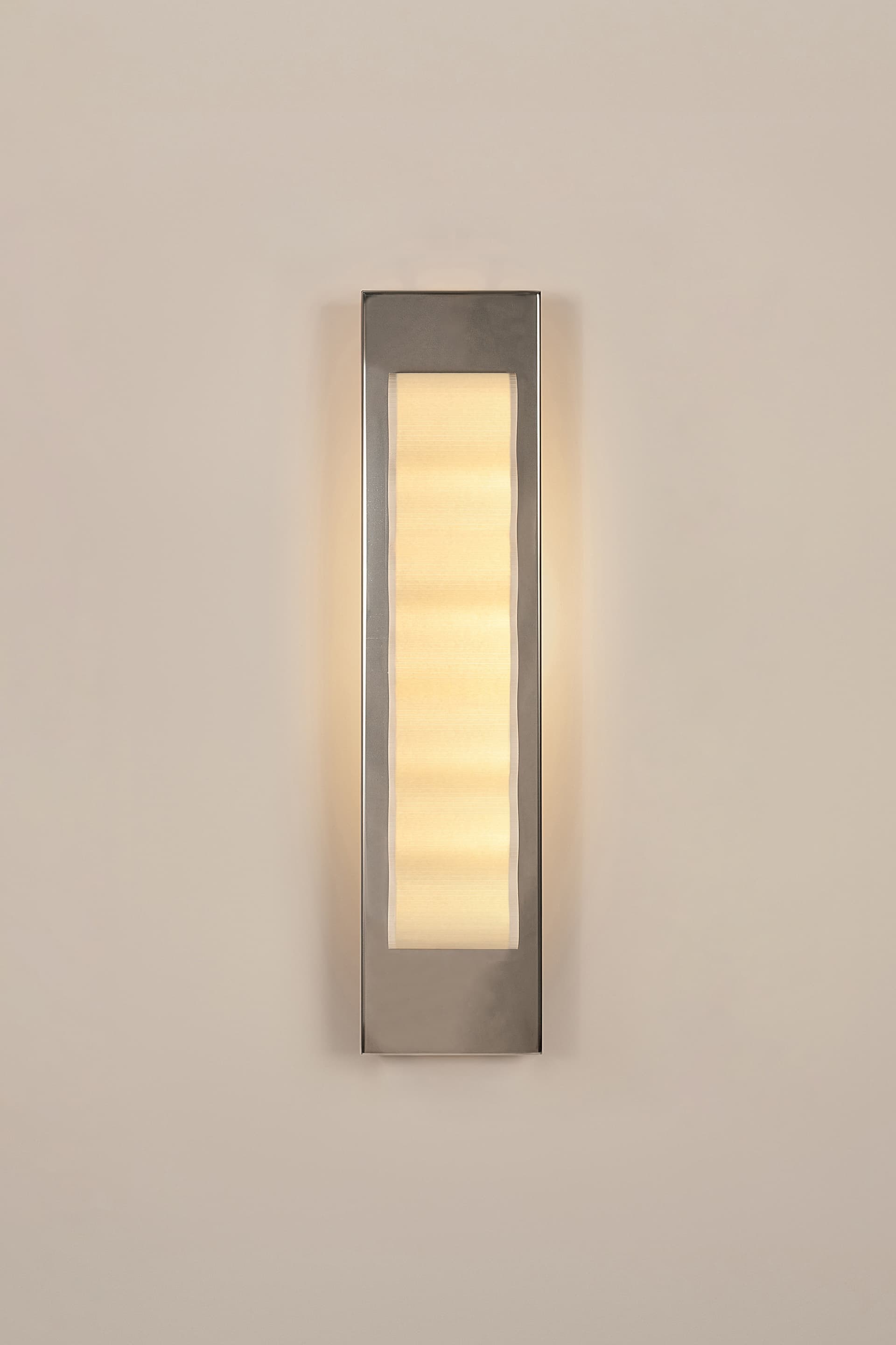 Wall lamp Frame Slim L silver, Violaine d'Harcourt - 394074