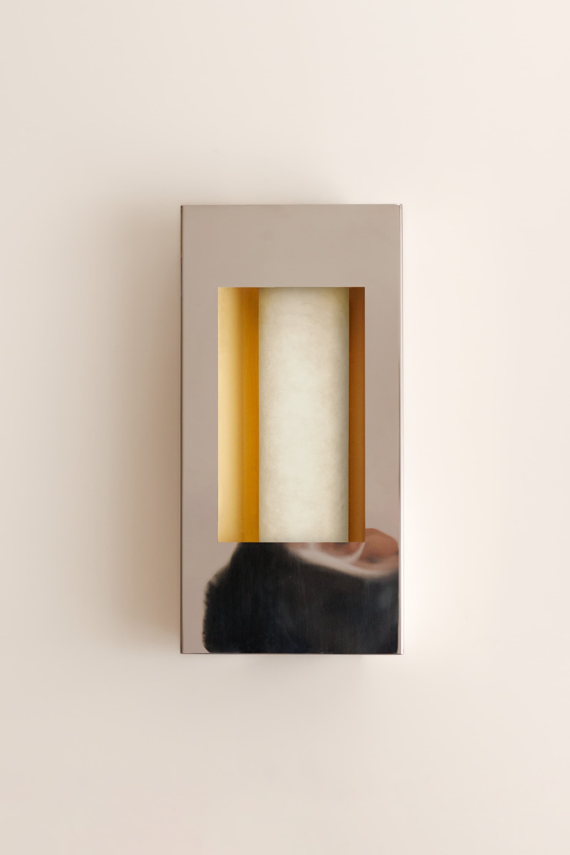 Archi wall light, yellow paper, Violaine d'Harcourt - 394079