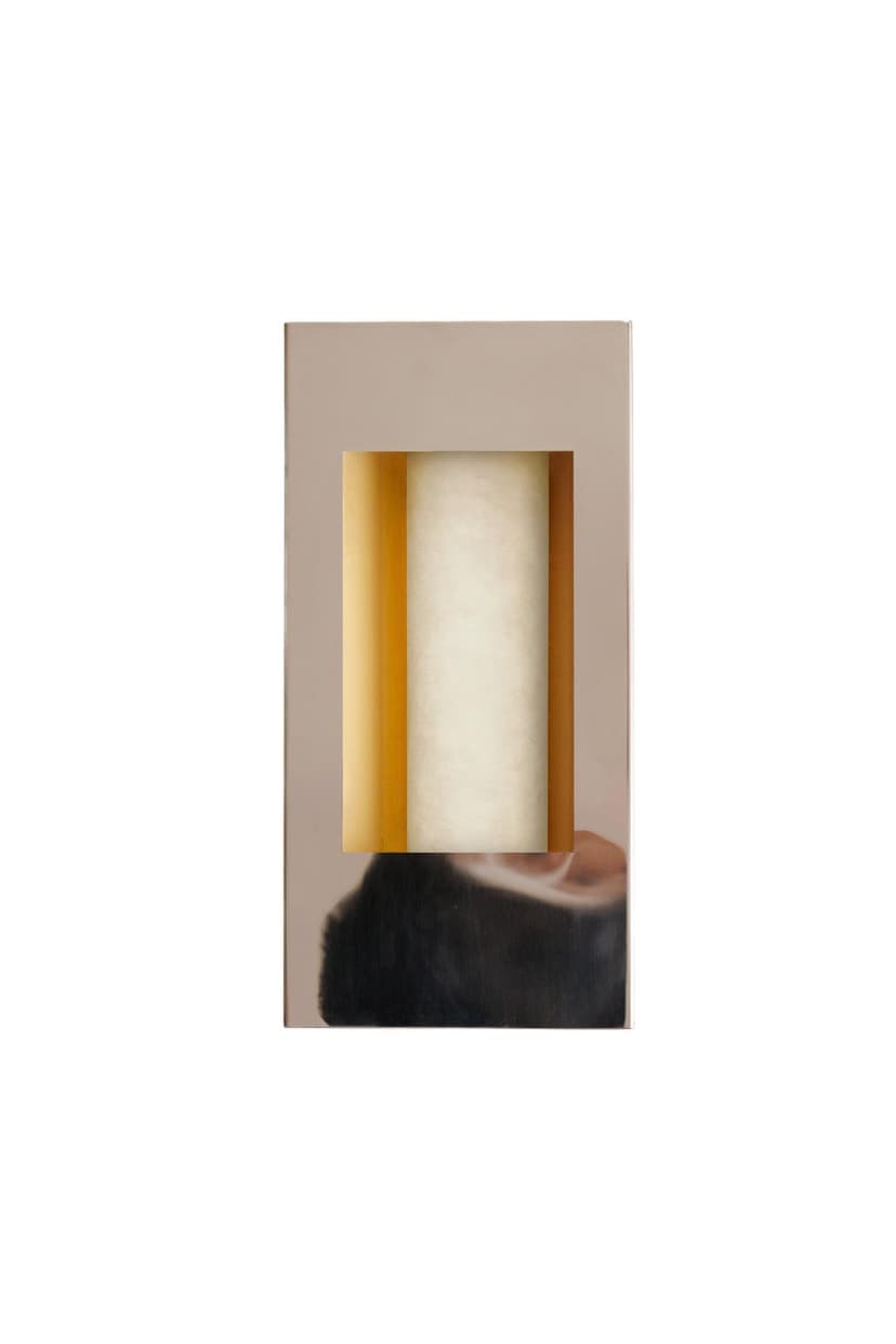 Archi wall light, yellow paper, Violaine d'Harcourt